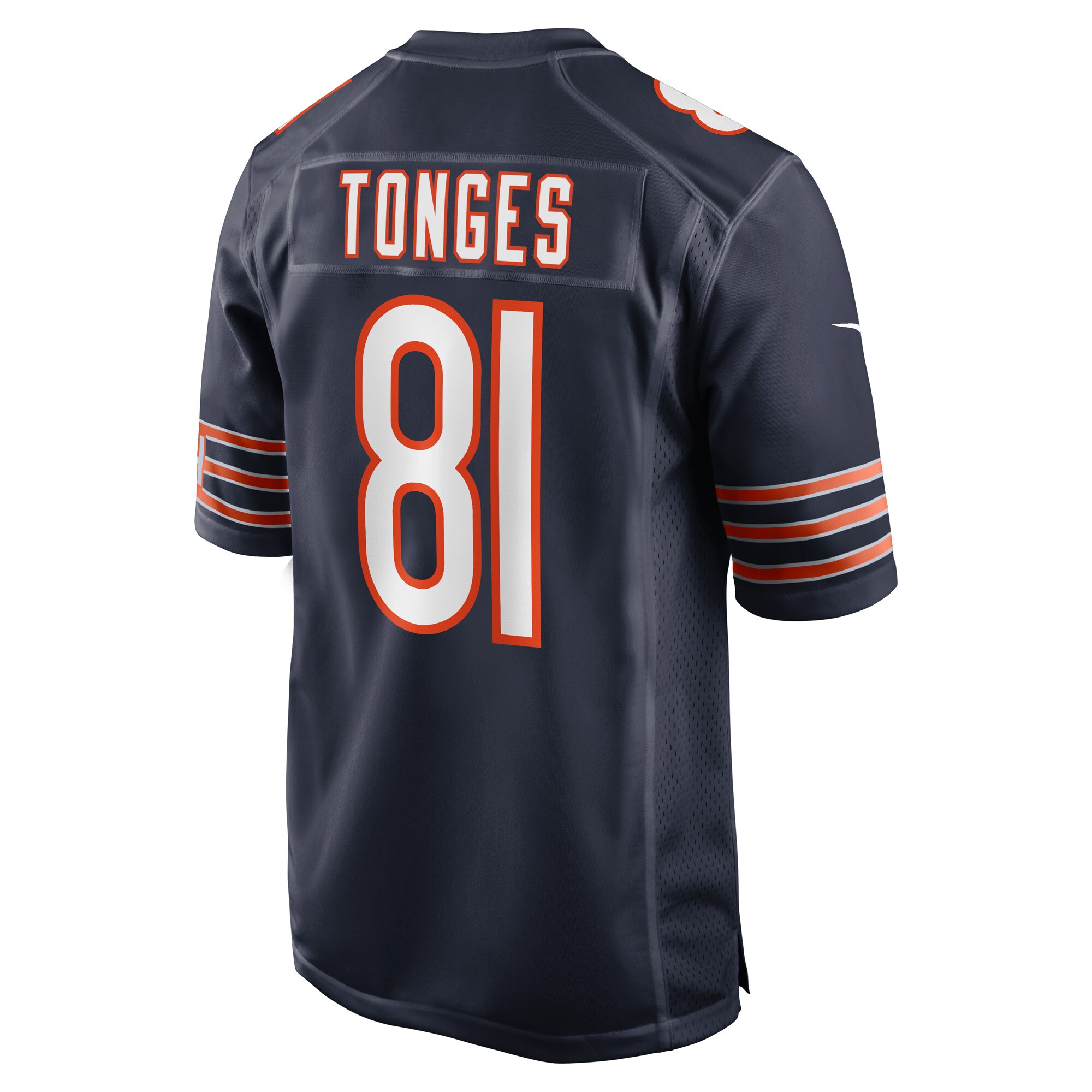 Jake Tonges Chicago Bears  Game Player Jersey - Navy