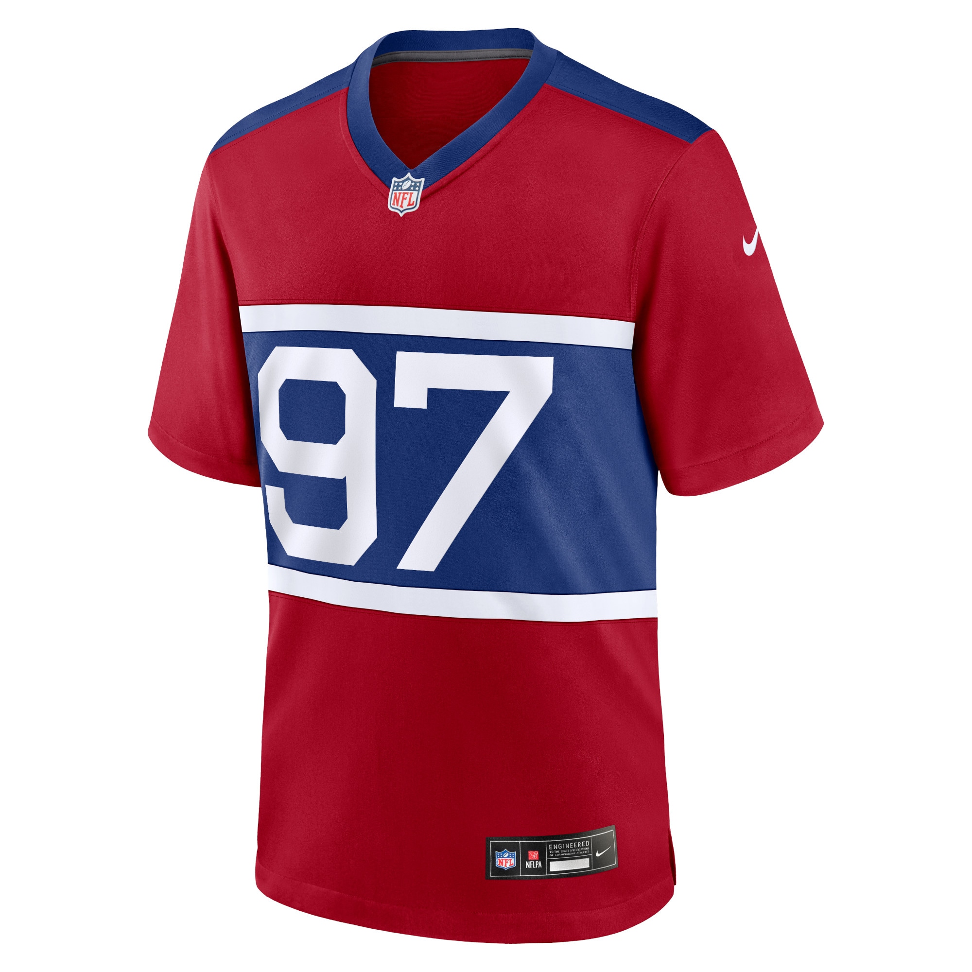 Dexter Lawrence II New York Giants Alternate Player Game Jersey - Century Red