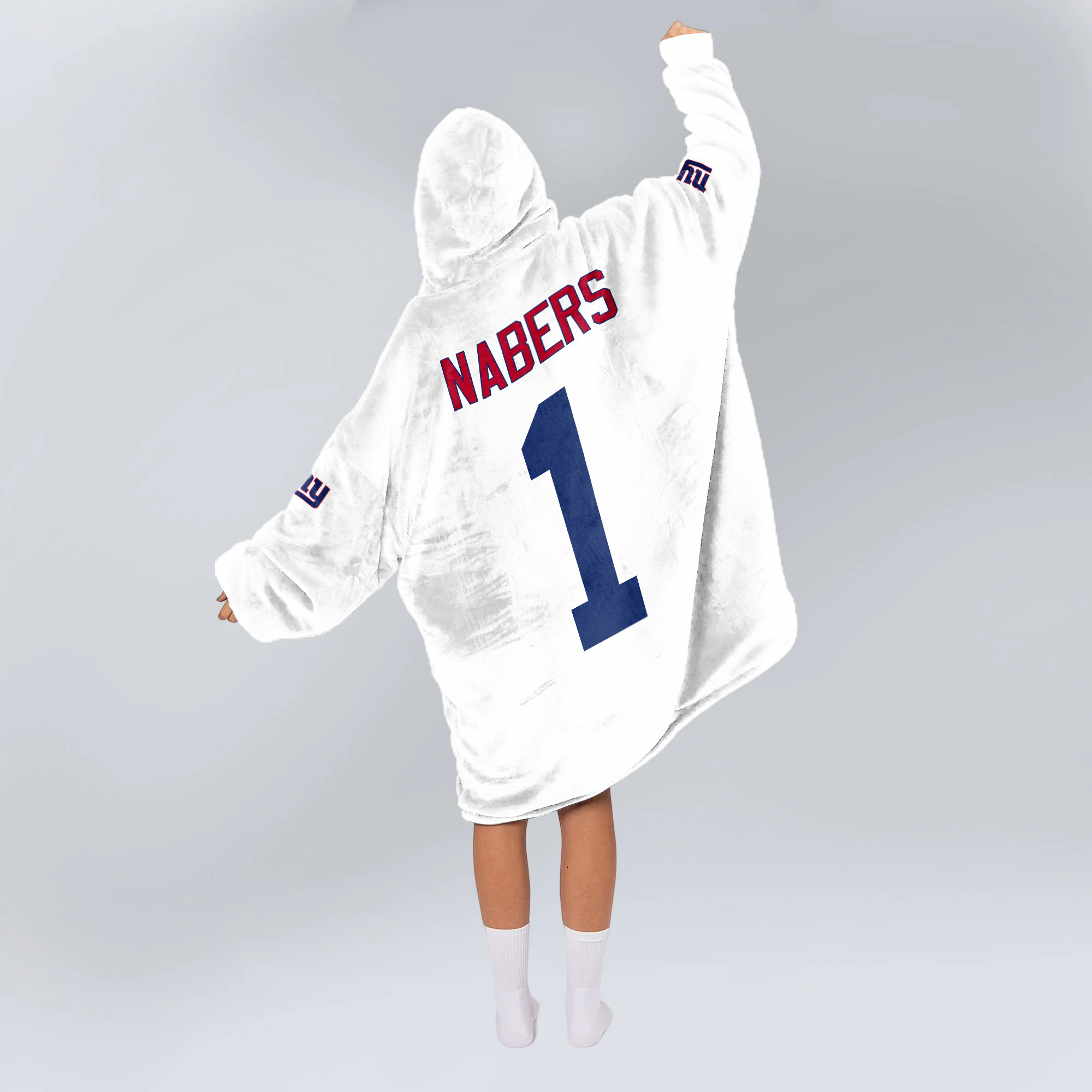 Adult M.N 1 New York G Football Unisex Blanket Hoodie