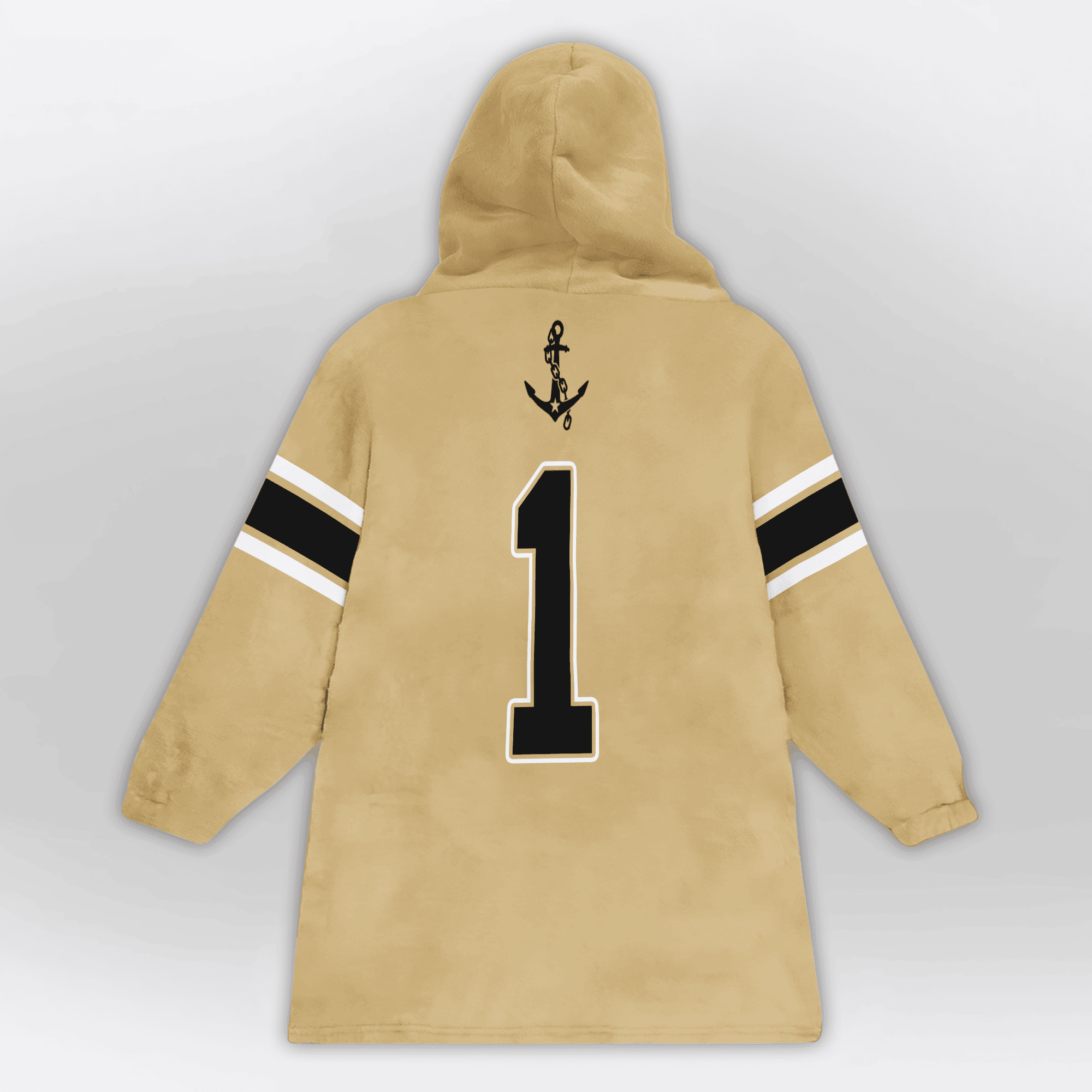 Kid 1 Vanderbilt Football Unisex Blanket Hoodie
