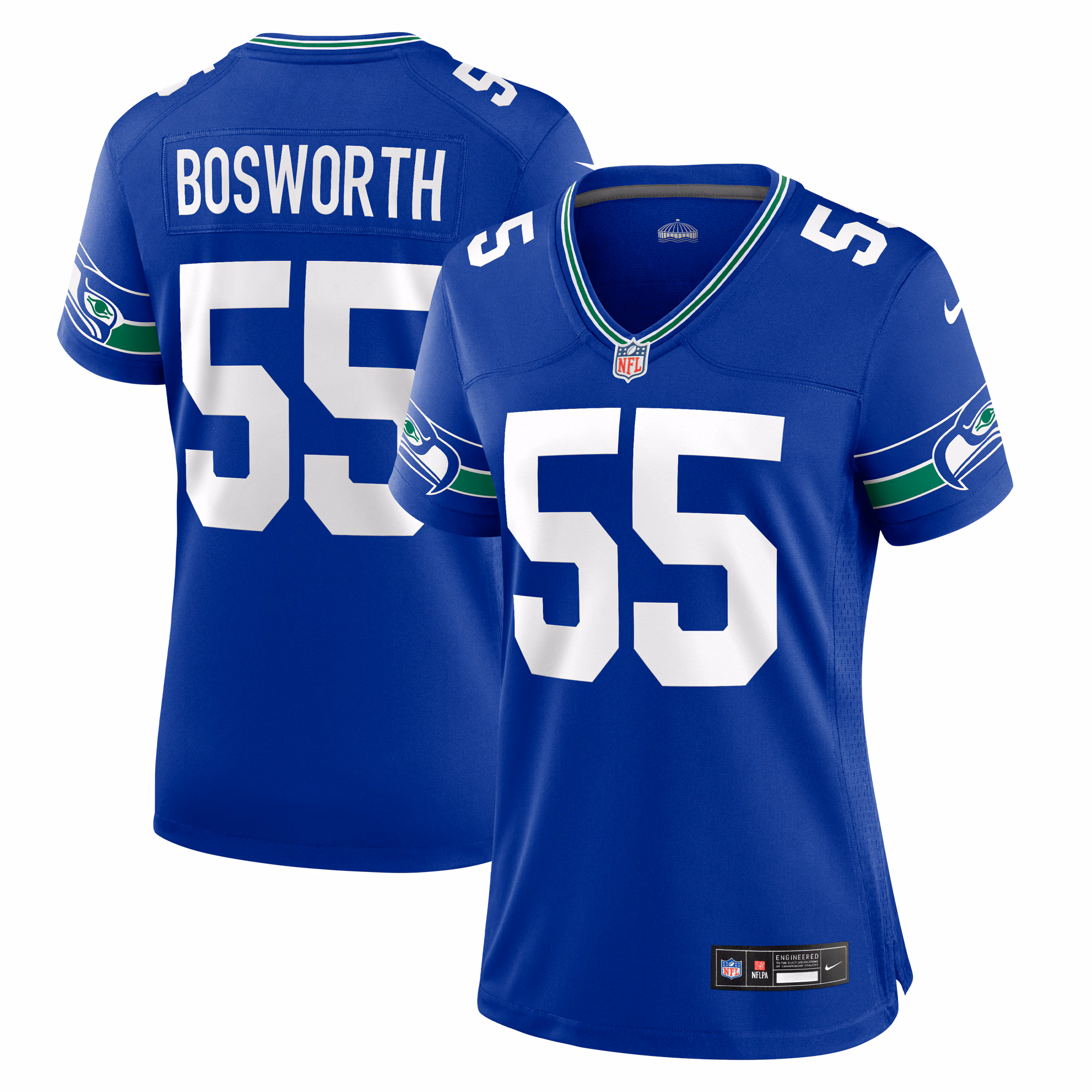 Brian Bosworth Seattle Seahawks Women's Game Retired Player Jersey - College Navy