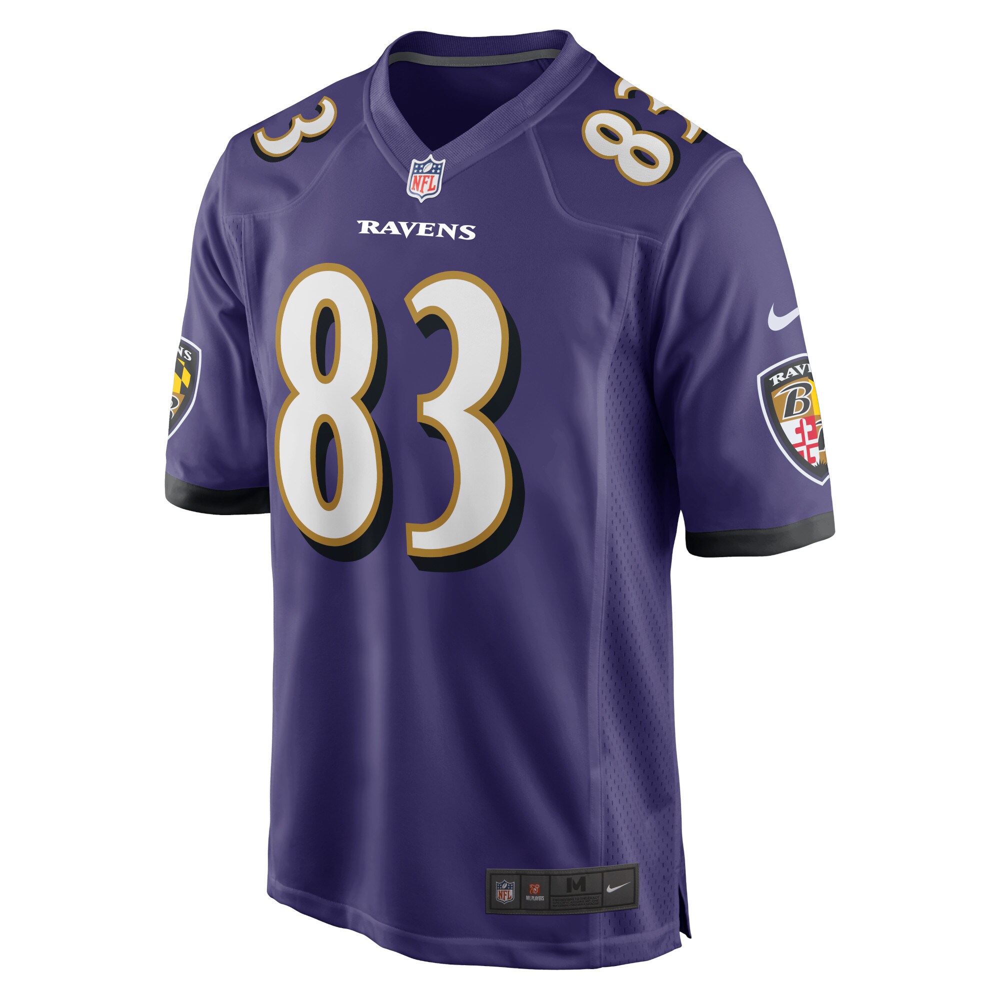 Andy Isabella Baltimore Ravens  Home Game Player Jersey - Purple