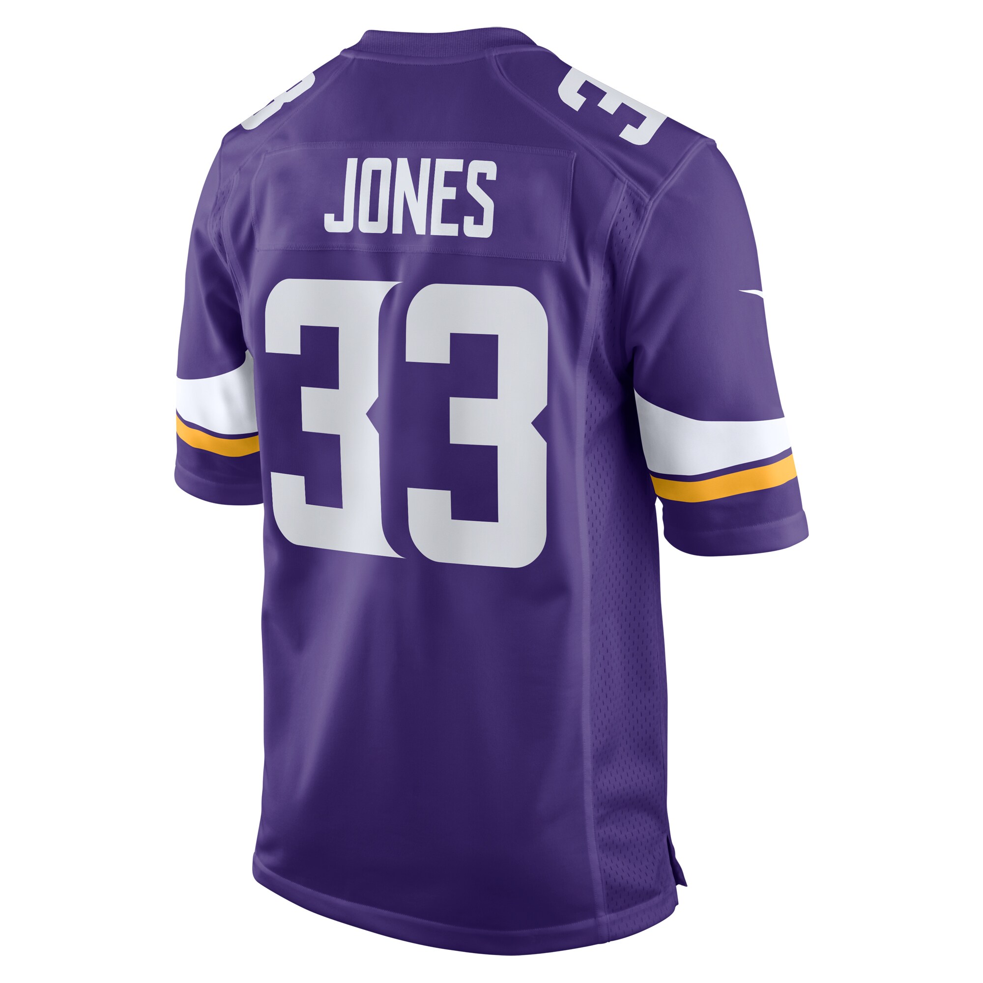 Aaron Jones Minnesota Vikings Game Player Jersey - Purple