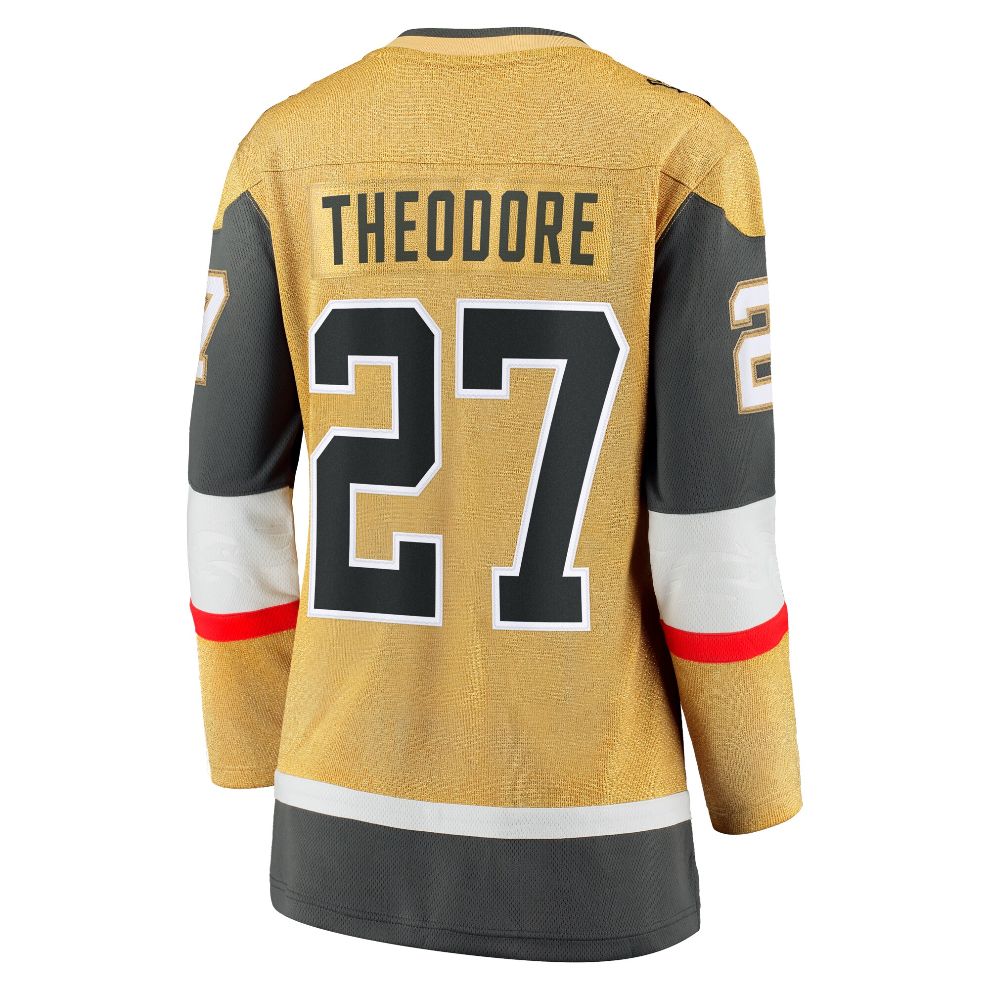 Shea Theodore Vegas Golden Knights Women's Home Breakaway Jersey - Gold
