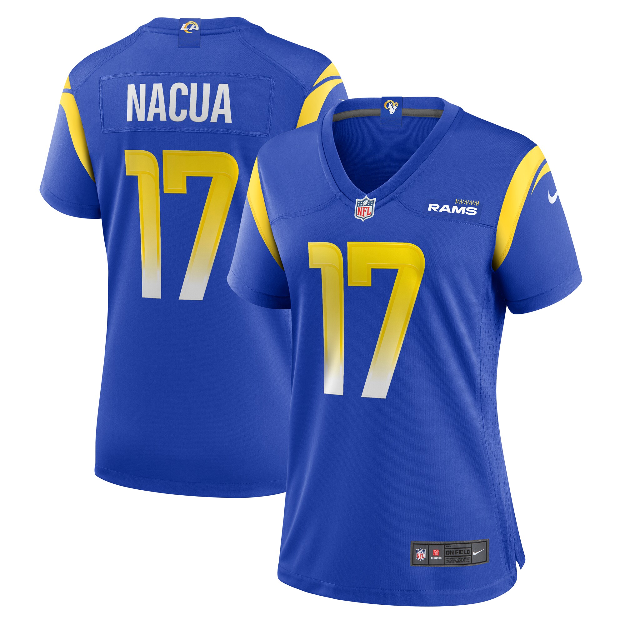 Puka Nacua Los Angeles Rams Women's Home Game Jersey - Royal