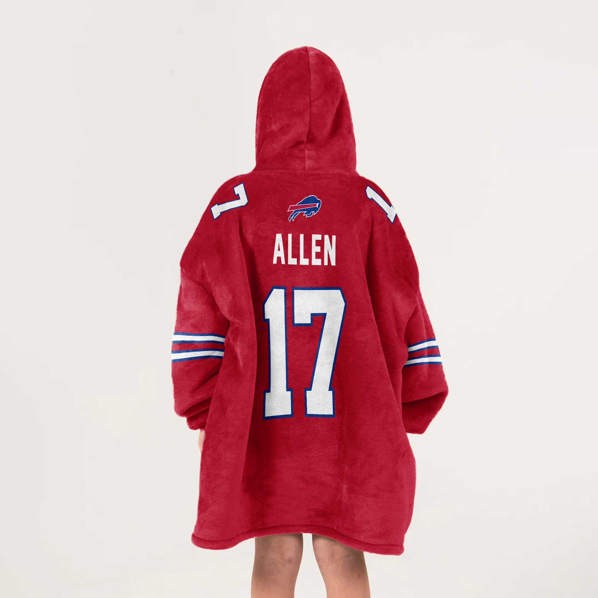 Captain J.A 17 Buffalo Football Unisex Blanket Hoodie