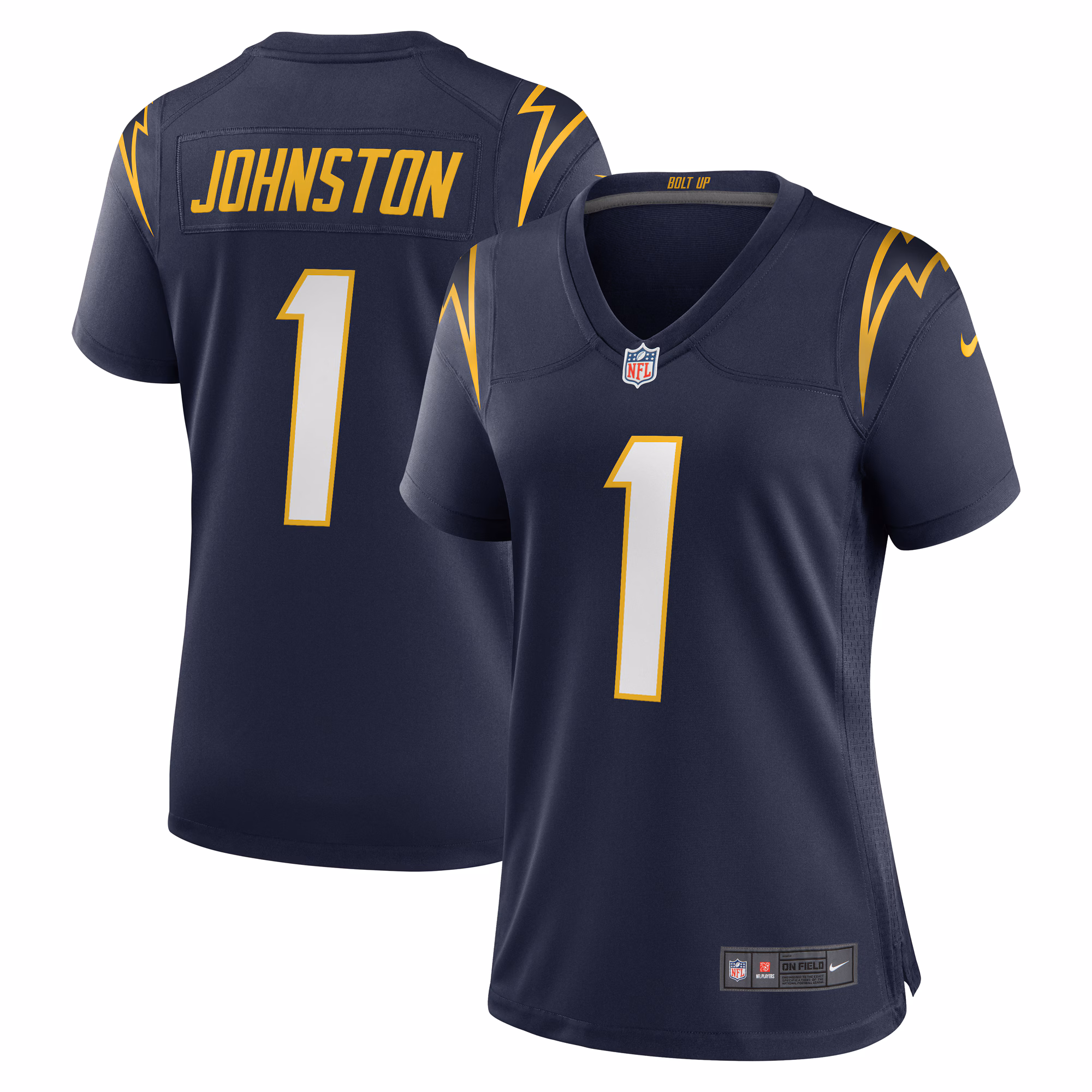 Quentin Johnston Los Angeles Chargers Women's Alternate Game Jersey - Royal