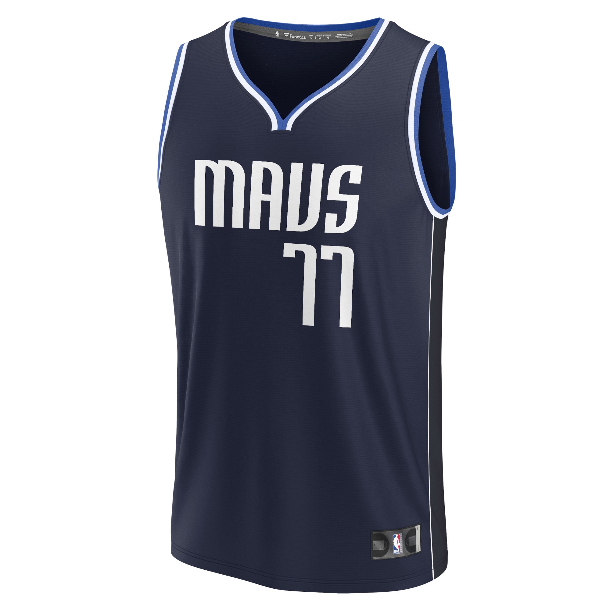 Luka Doncic Dallas Mavericks  Youth Fast Break Player Jersey - Statement Edition - Navy