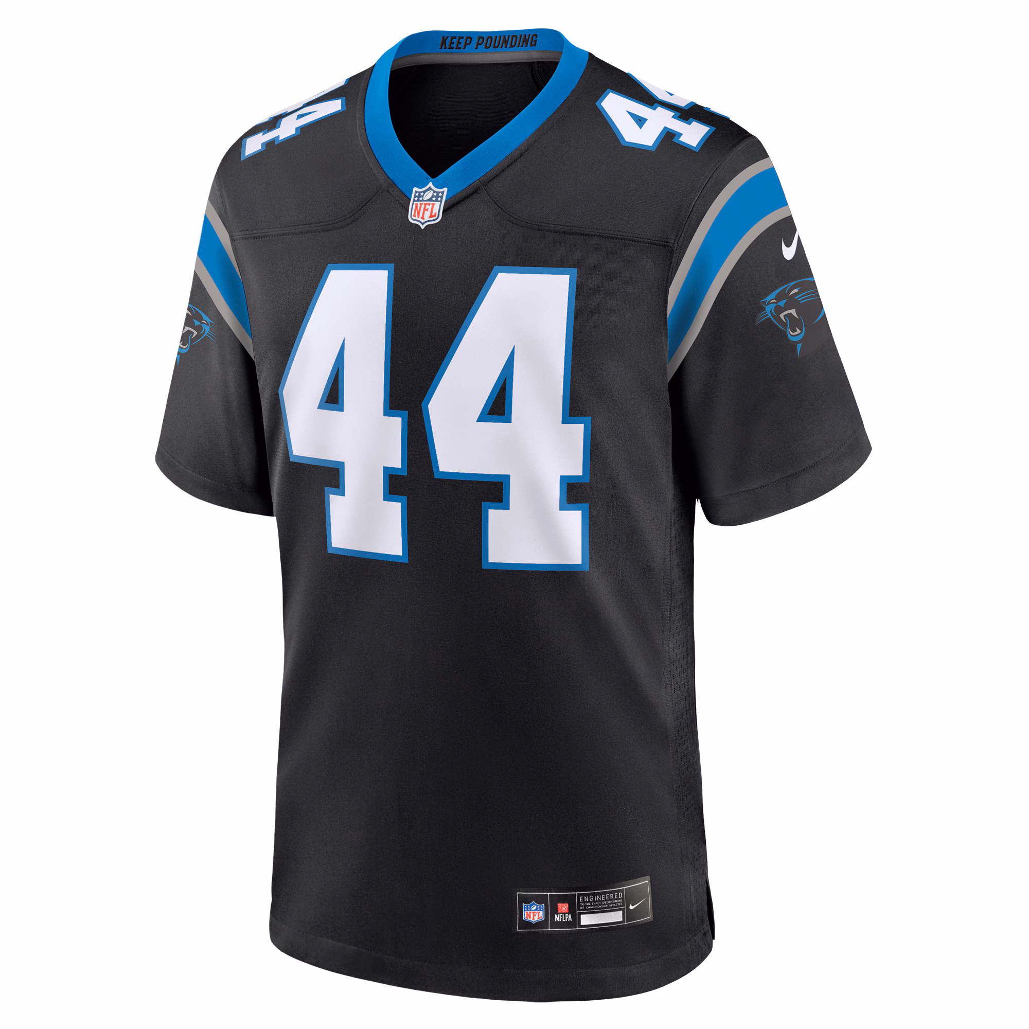 J.J. Jansen Carolina Panthers Team Game Jersey - Black