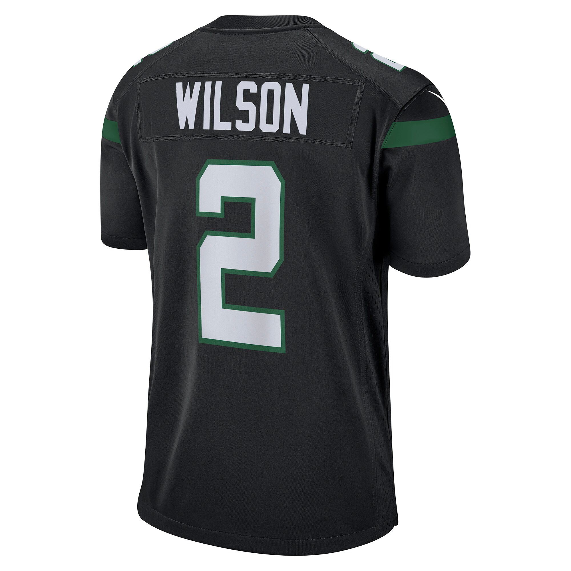 Zach Wilson  New York Jets Game Jersey - Stealth Black