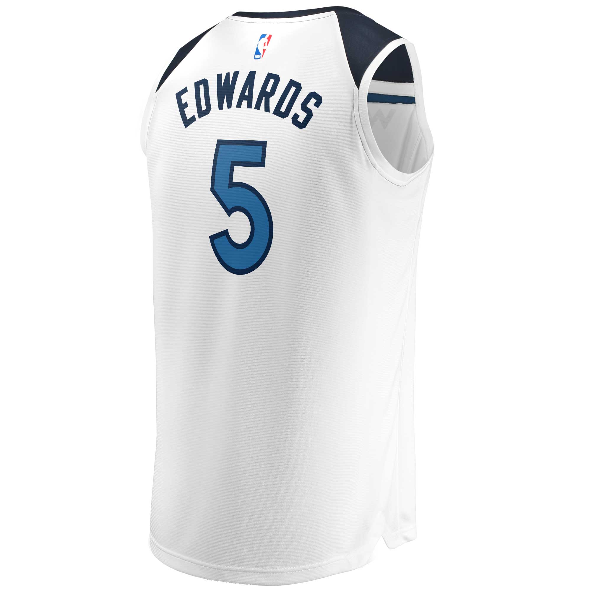 Anthony Edwards Minnesota Timberwolves  2022/23 Fast Break Replica Jersey - Association Edition - White