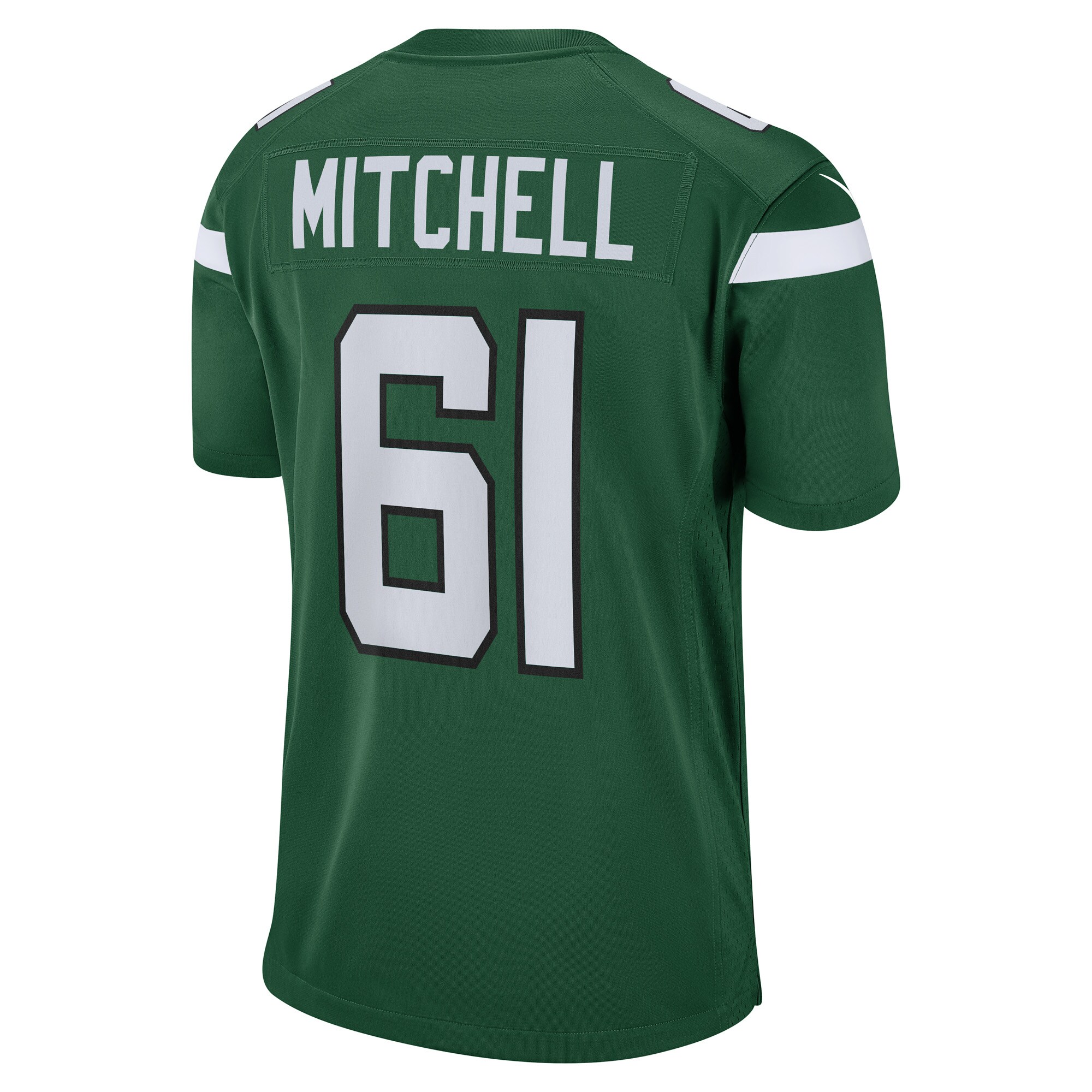 Max Mitchell New York Jets Game Player Jersey - Gotham Green