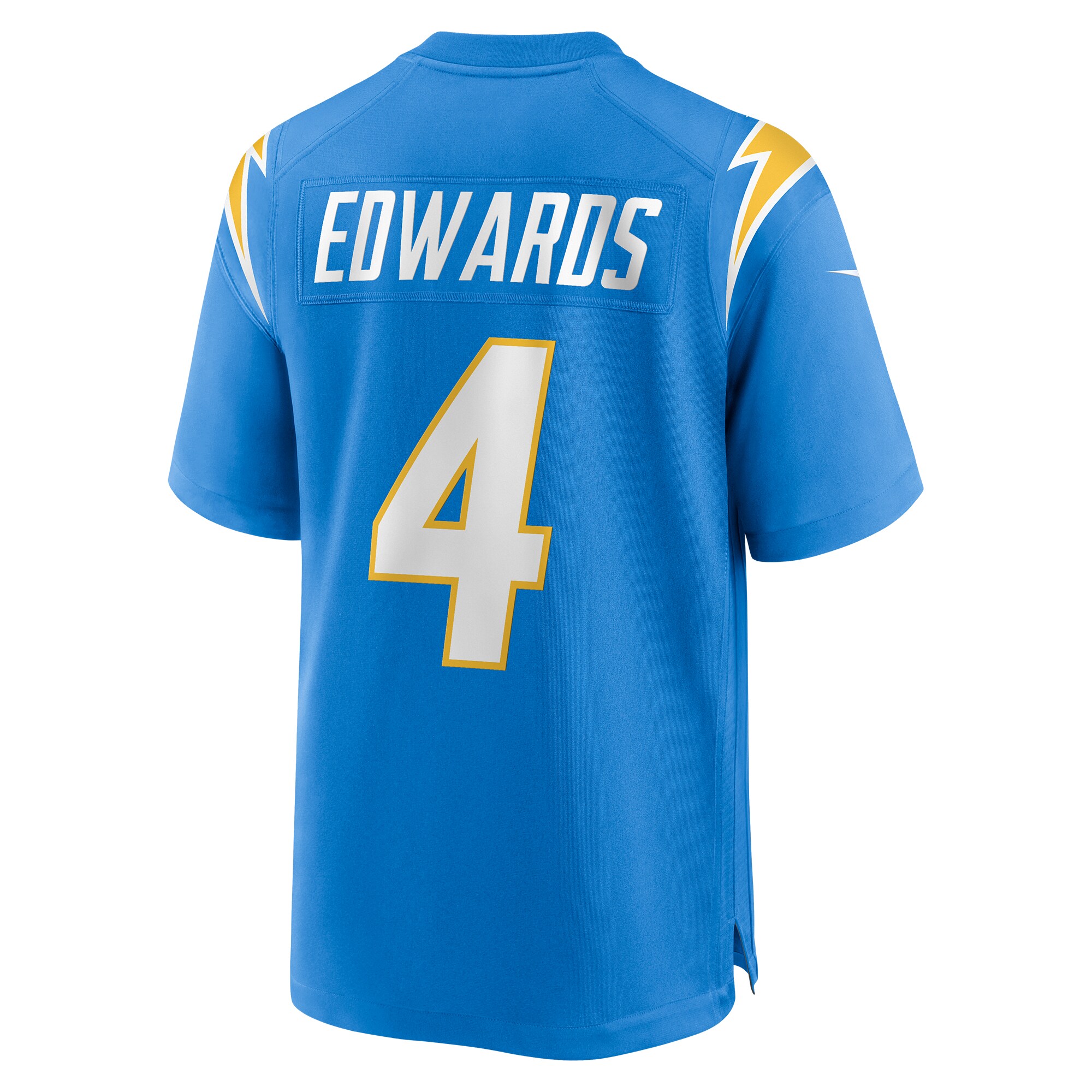 Gus Edwards Los Angeles Chargers  Game Jersey -  Powder Blue
