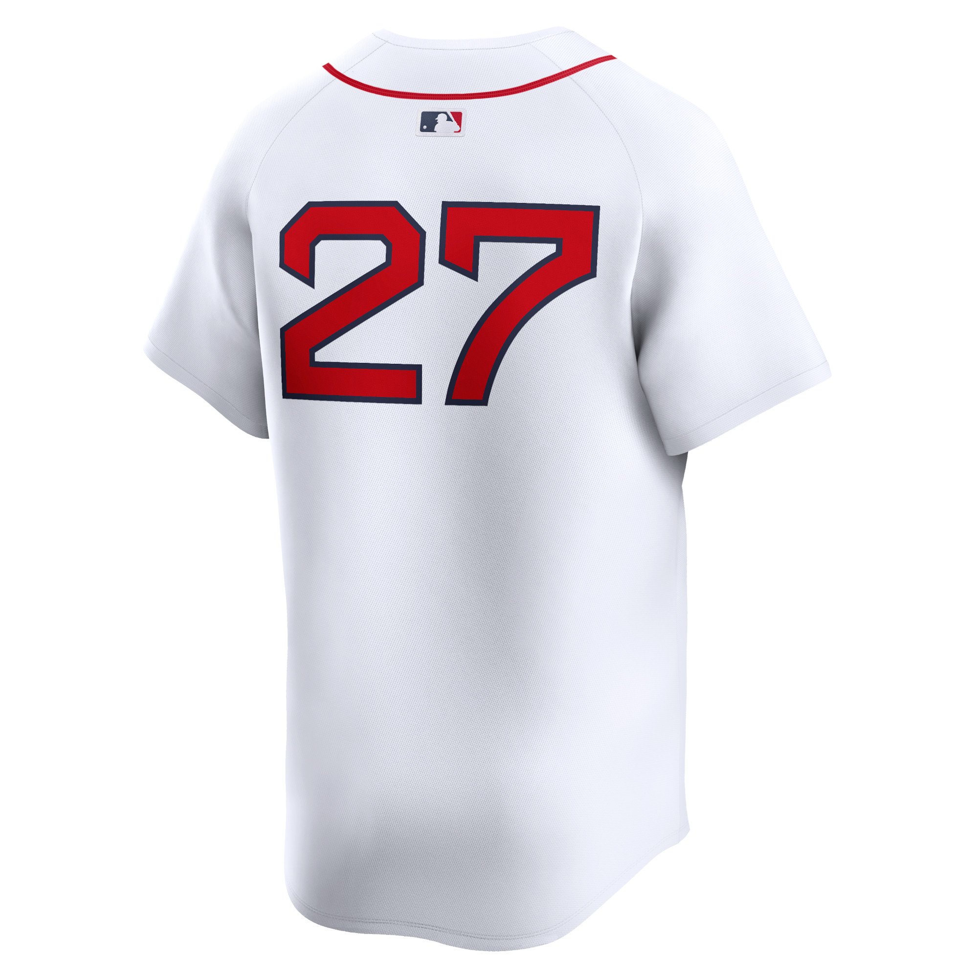 Men's Boston Red Sox Carlton Fisk  White Home Limited Player Jersey