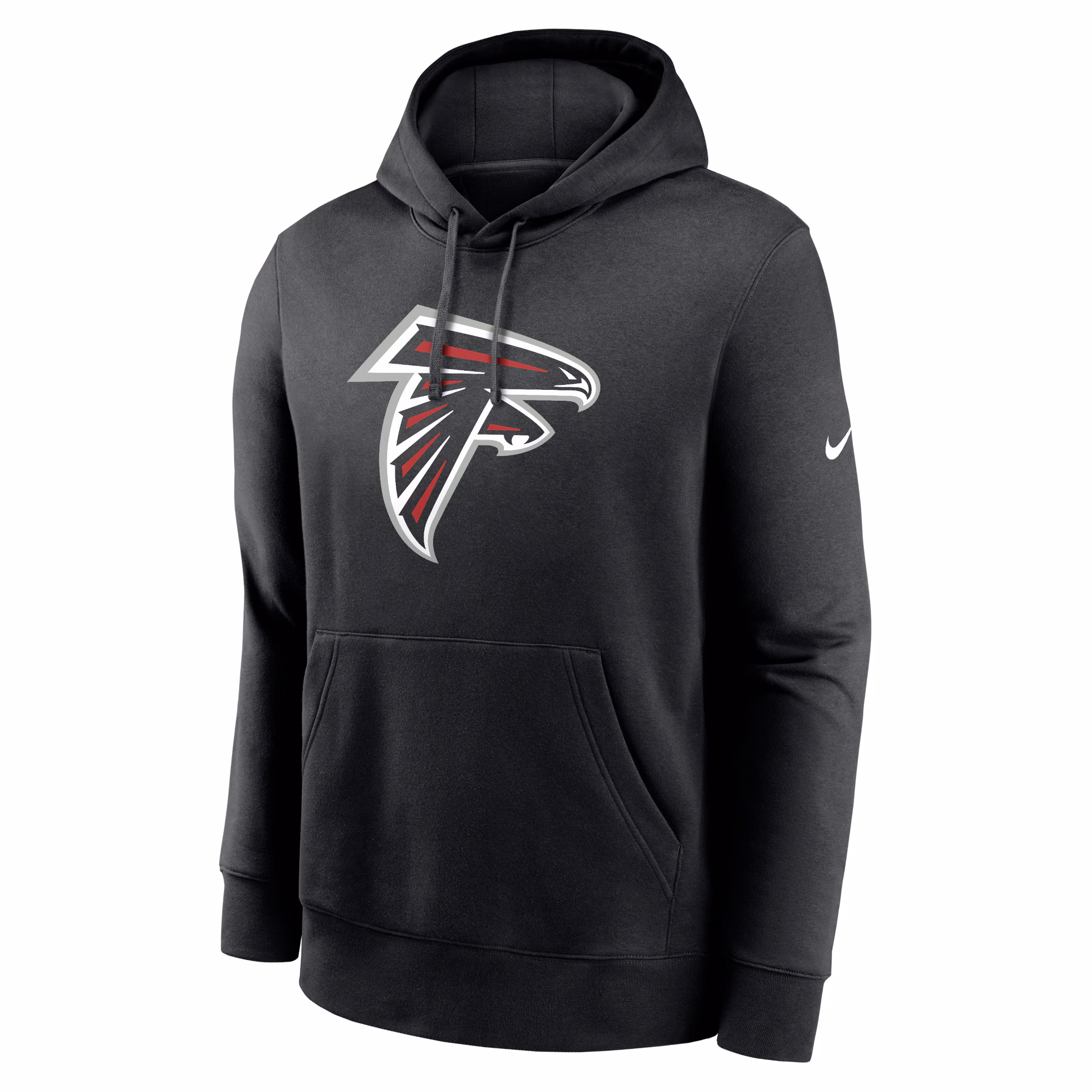 Atlanta Falcons Club Logo Pullover Hoodie - Black