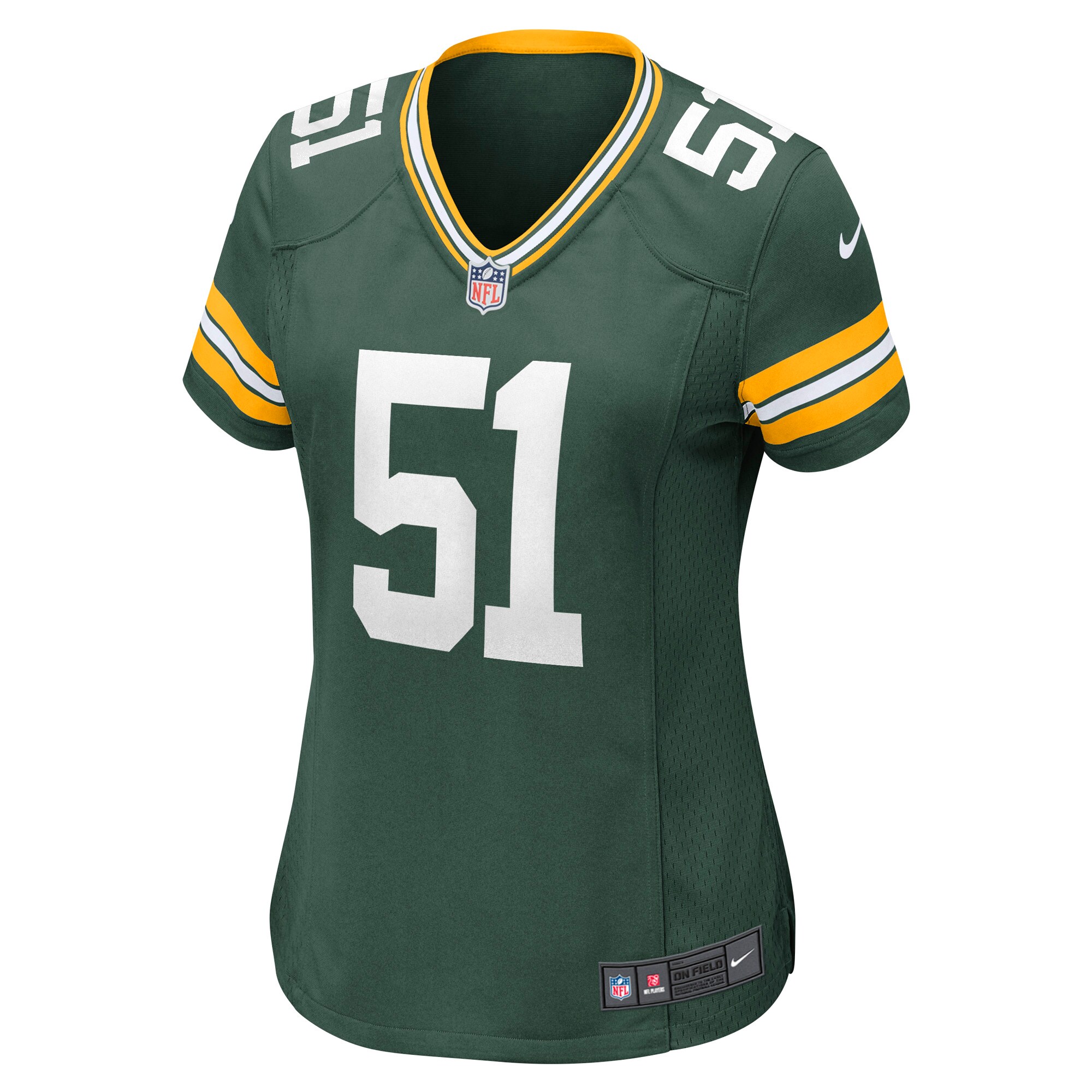 Krys Barnes Green Bay Packers  Women's Game Player Jersey - Green