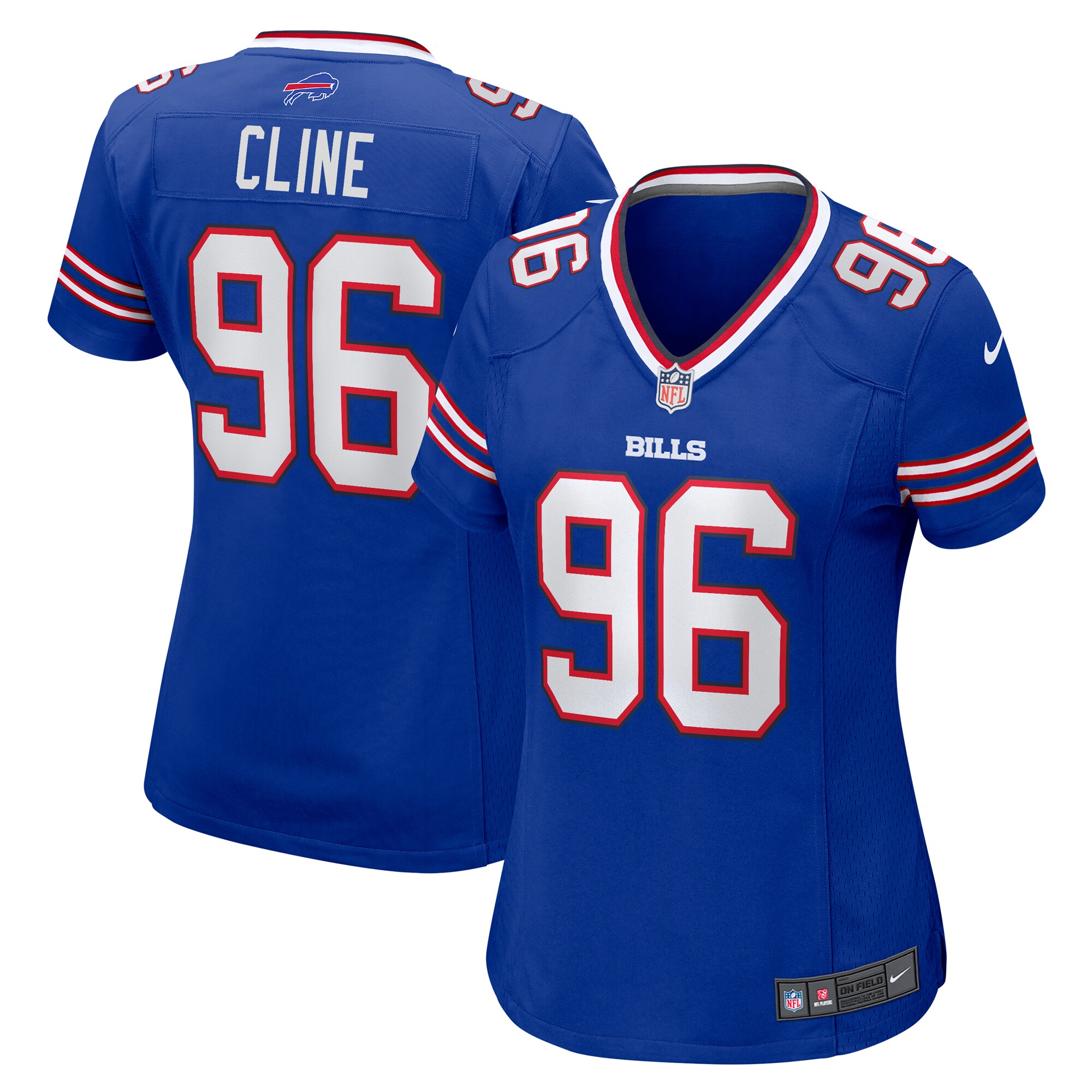 Kameron Cline Buffalo Bills Women's Team Game Jersey -  Royal