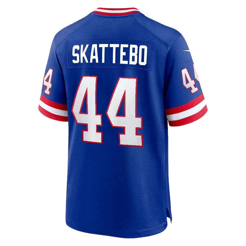 Cam Skattebo #44 New York Giants Alternate 2 Classic Game Jersey - Royal