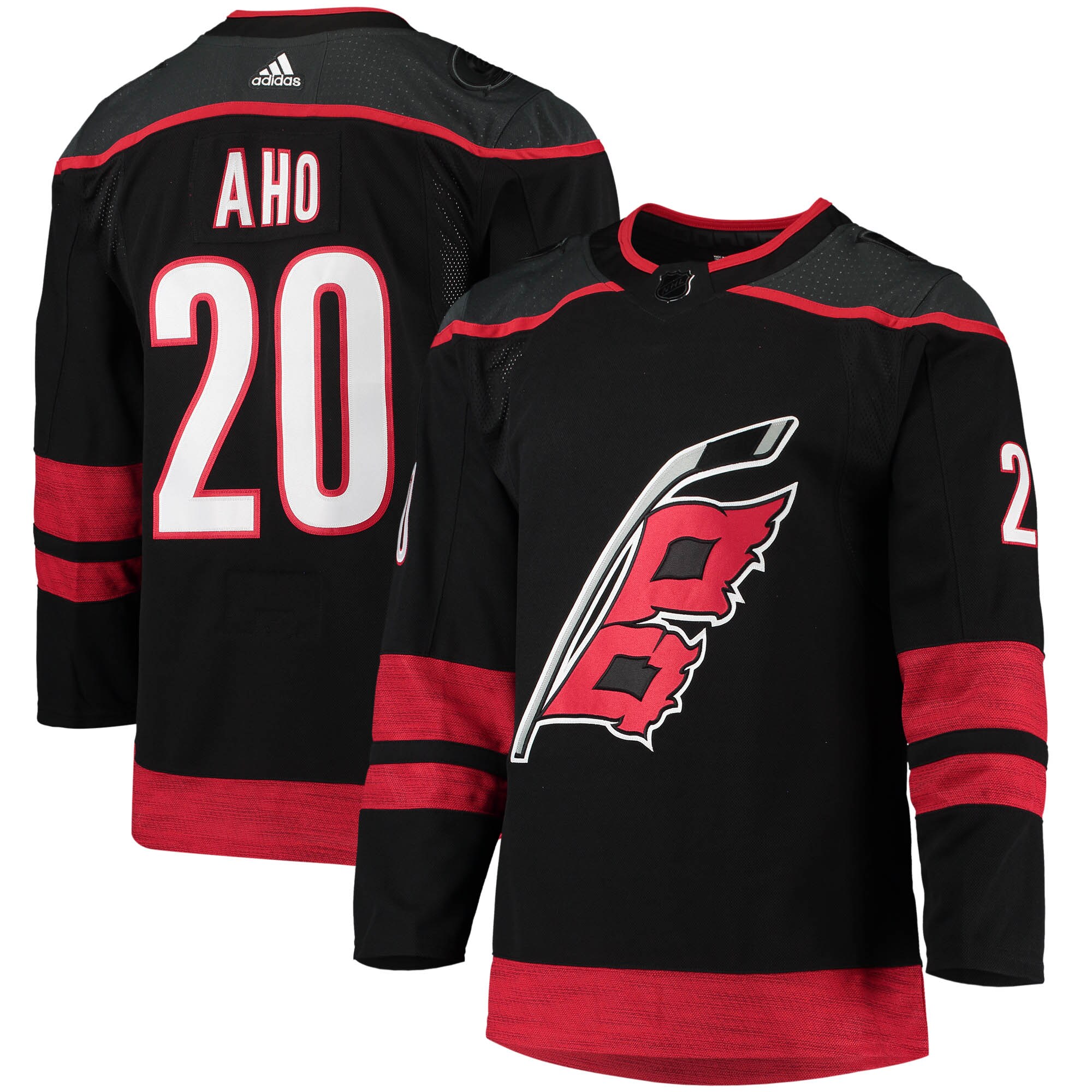 Sebastian Aho Carolina Hurricanes  Alternate Primegreen Authentic Pro Player Jersey - Black