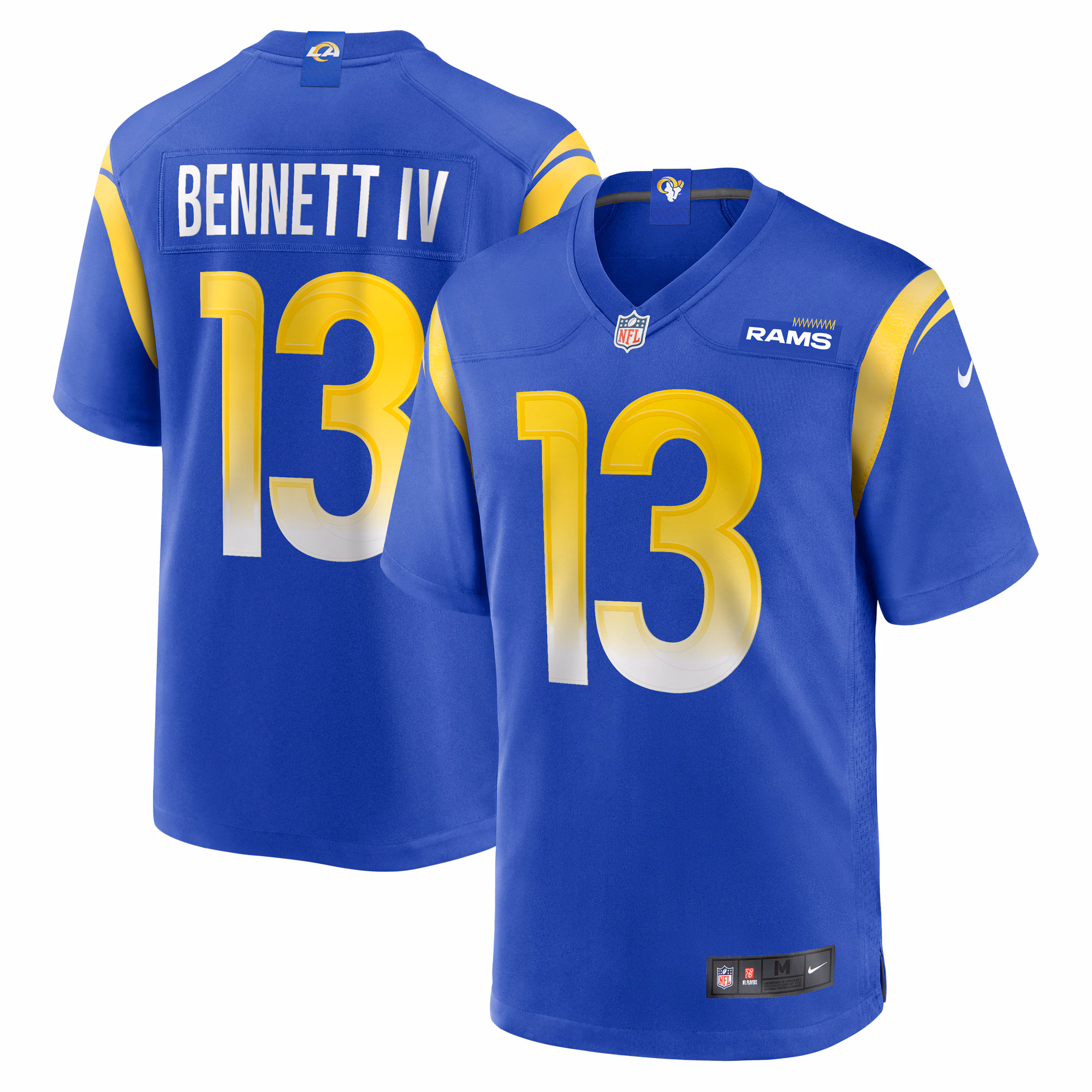 Stetson Bennett Los Angeles Rams  Game Jersey - White