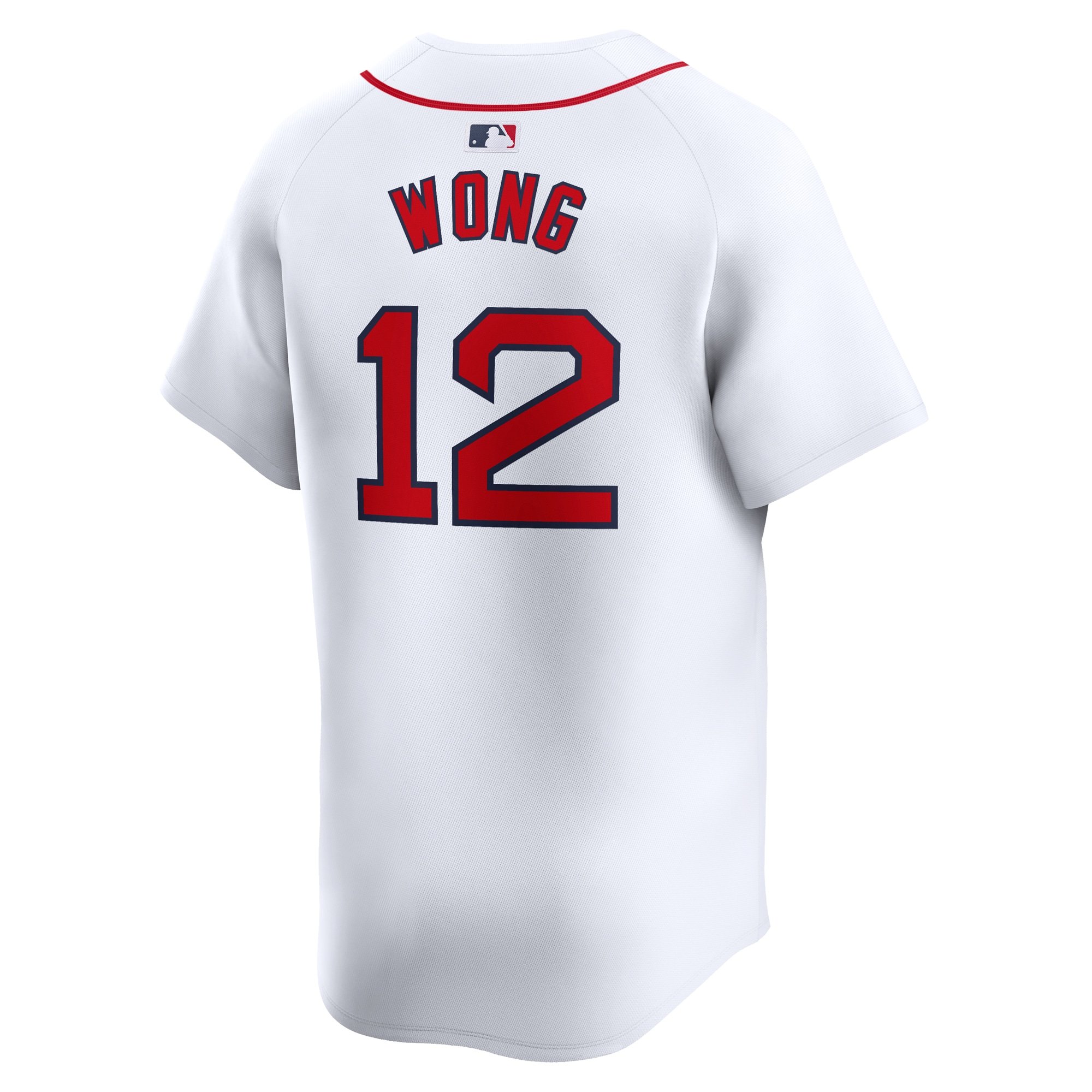 Men's Boston Red Sox Connor Wong  White Home Limited Player Jersey