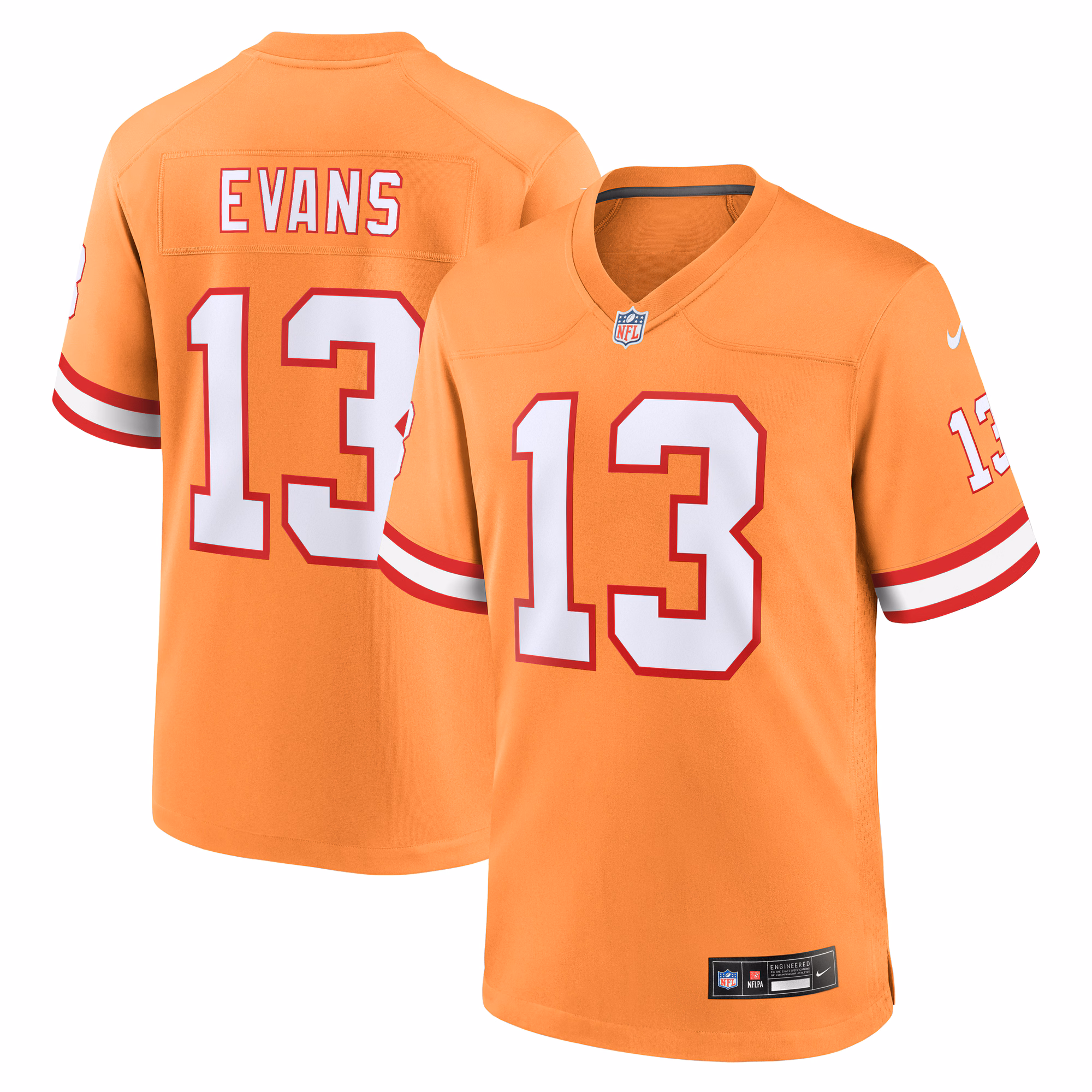 Mike Evans Tampa Bay Buccaneers Throwback Game Jersey - Orange