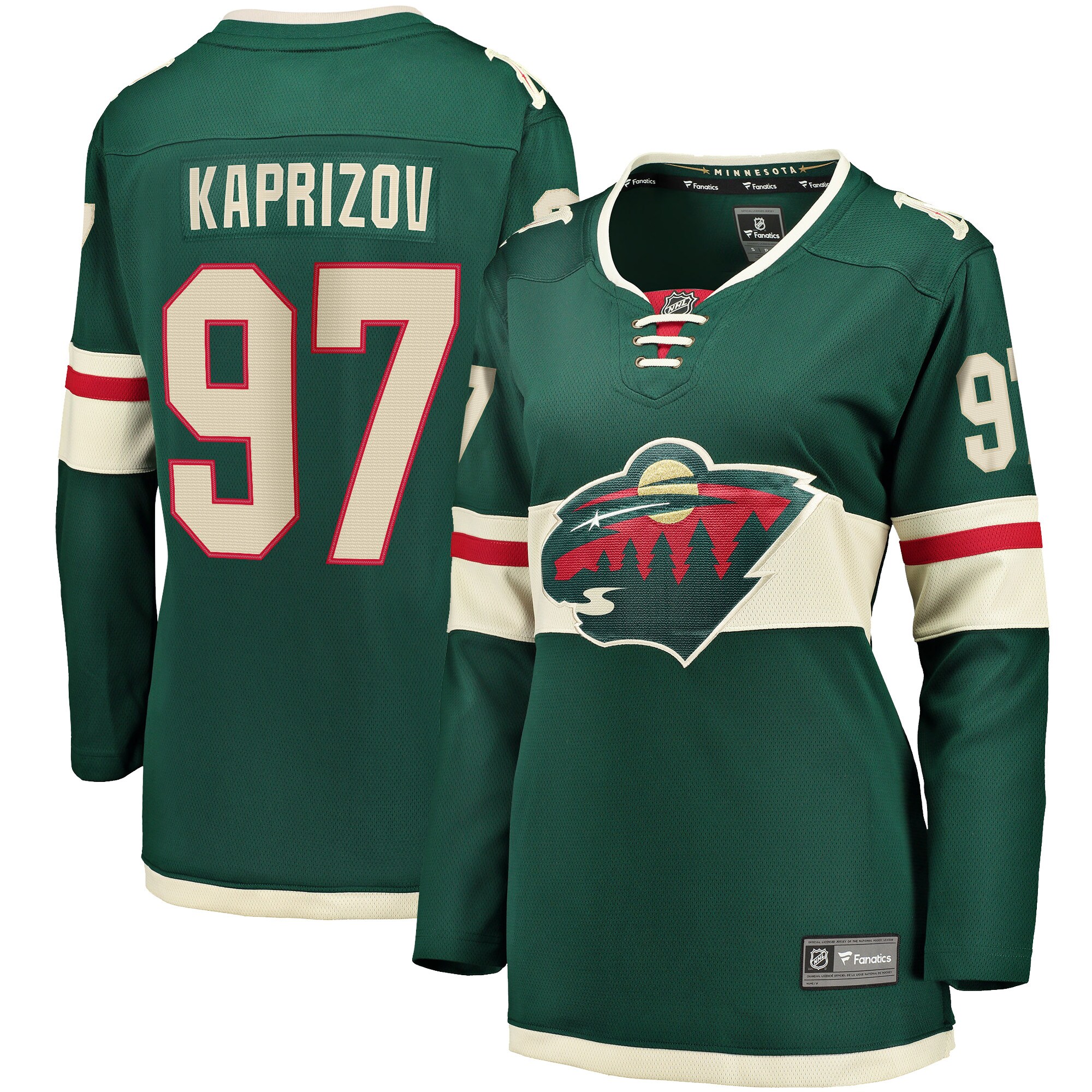 Kirill Kaprizov Minnesota Wild Women's Home Breakaway Replica Jersey - Green