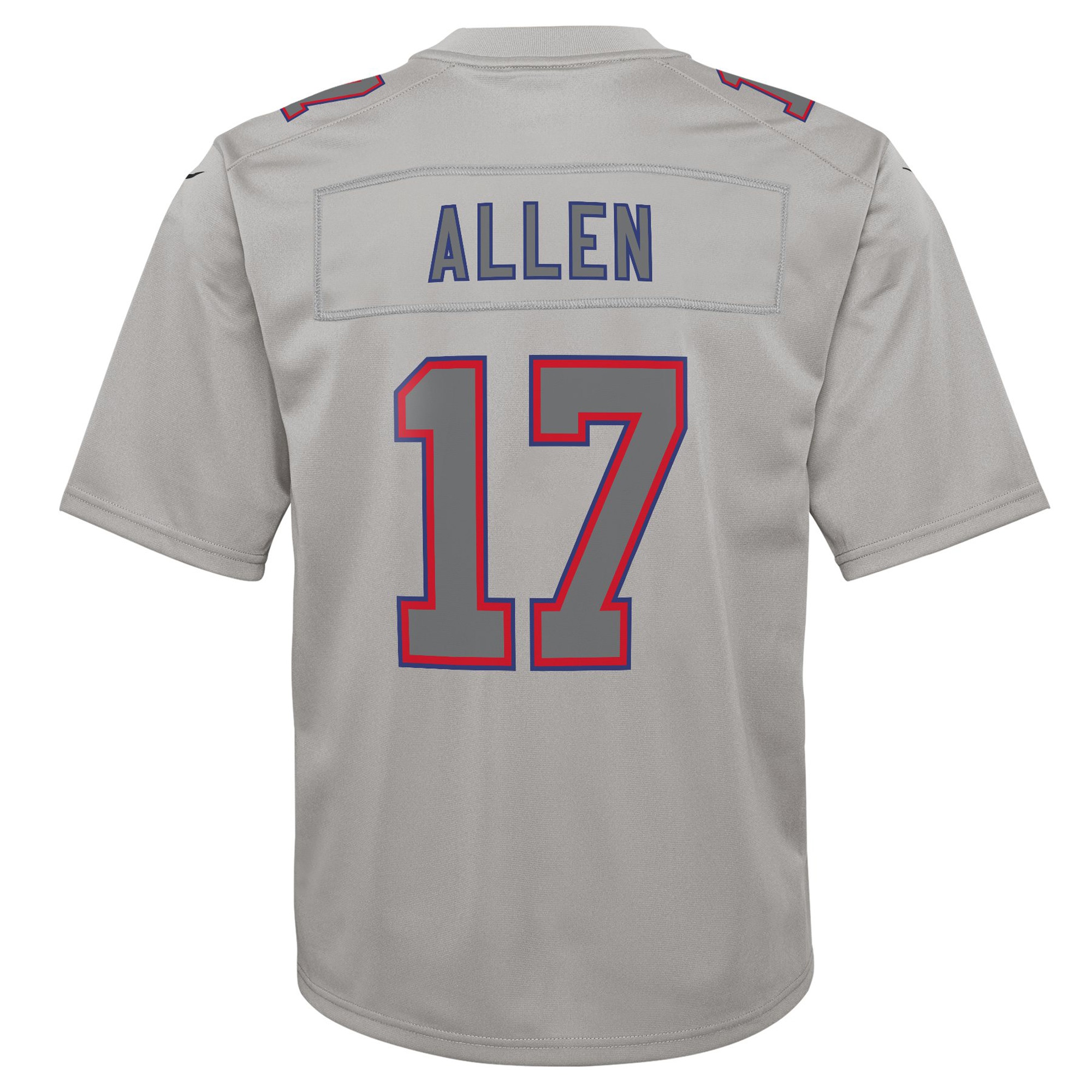 Josh Allen Buffalo Bills Youth Atmosphere Game Jersey - Gray