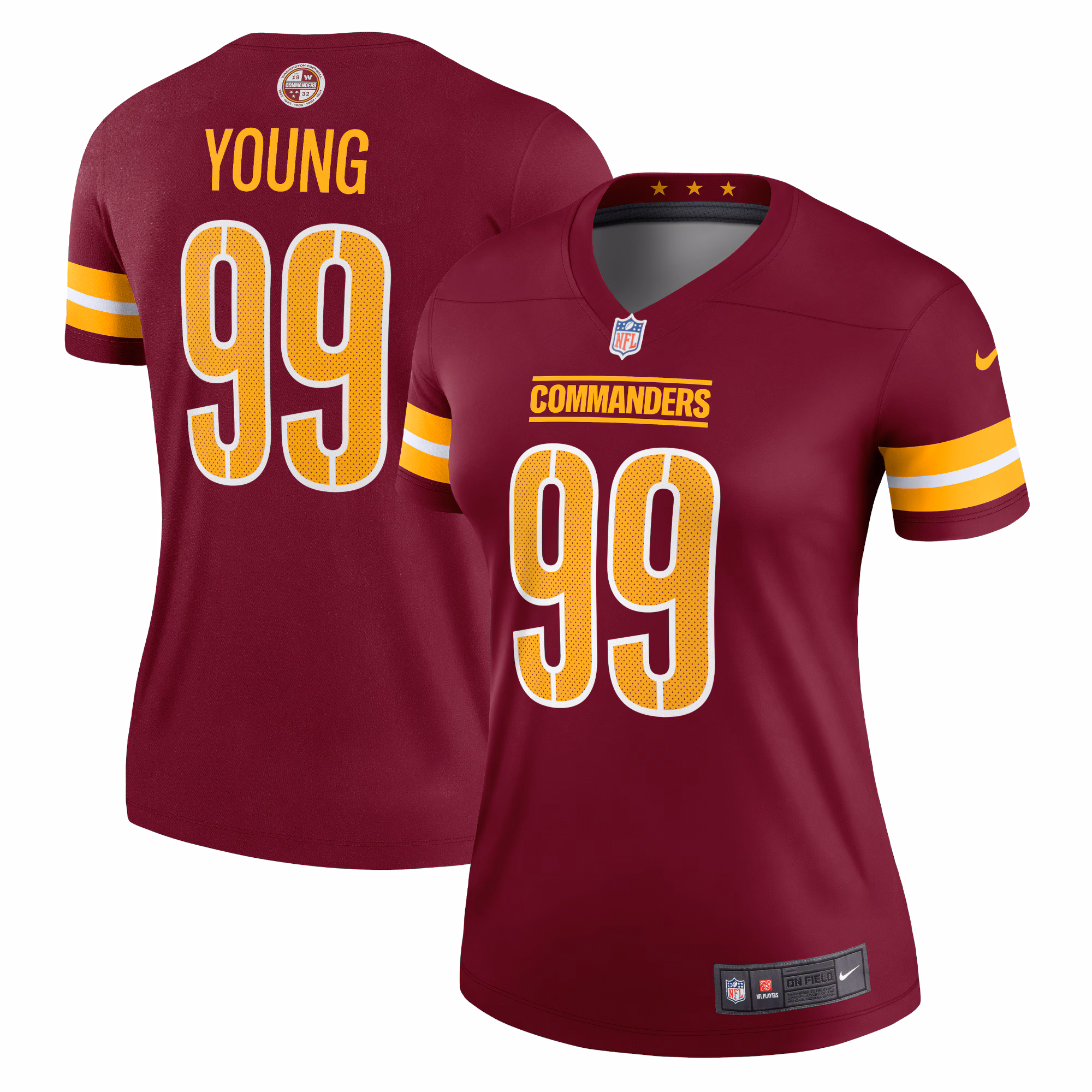 Chase Young Washington Commanders Women's Alternate Legend Jersey - Black