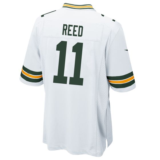 Green Bay Packers #11 Jayden Reed Away Game Jersey-White