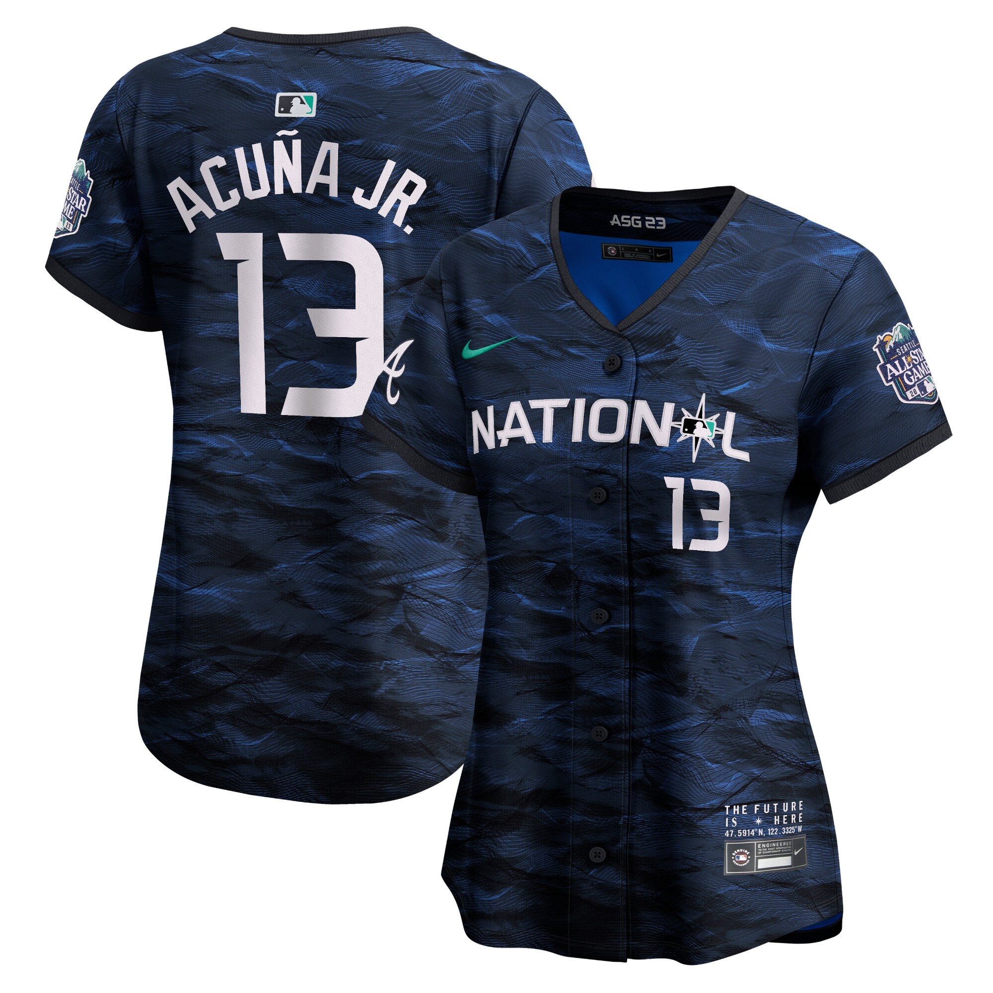 Ronald Acuña Jr. National League  Women's 2023 MLB All-Star Game Limited Player Jersey - Royal