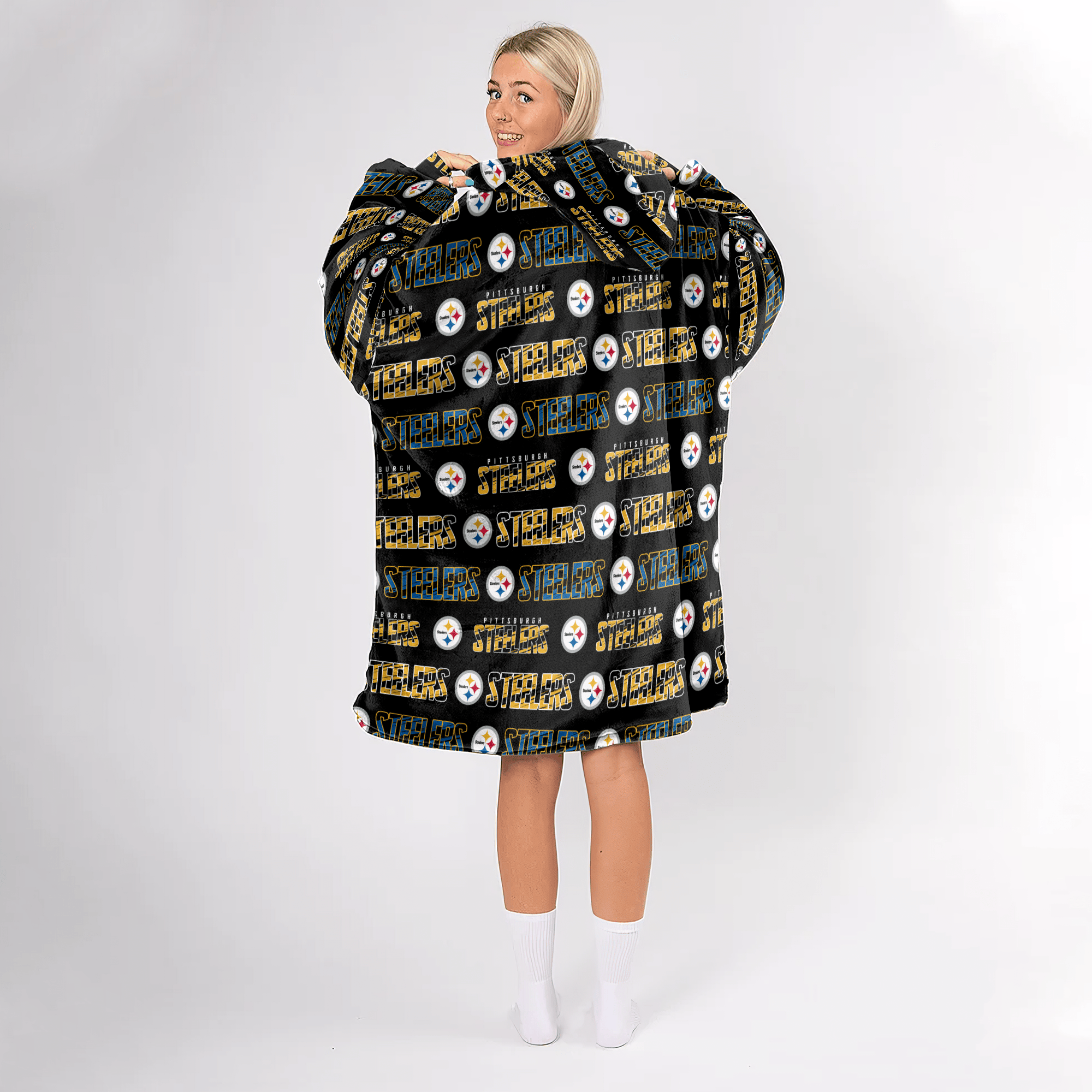 Pittsburgh Football Unisex Blanket Hoodie