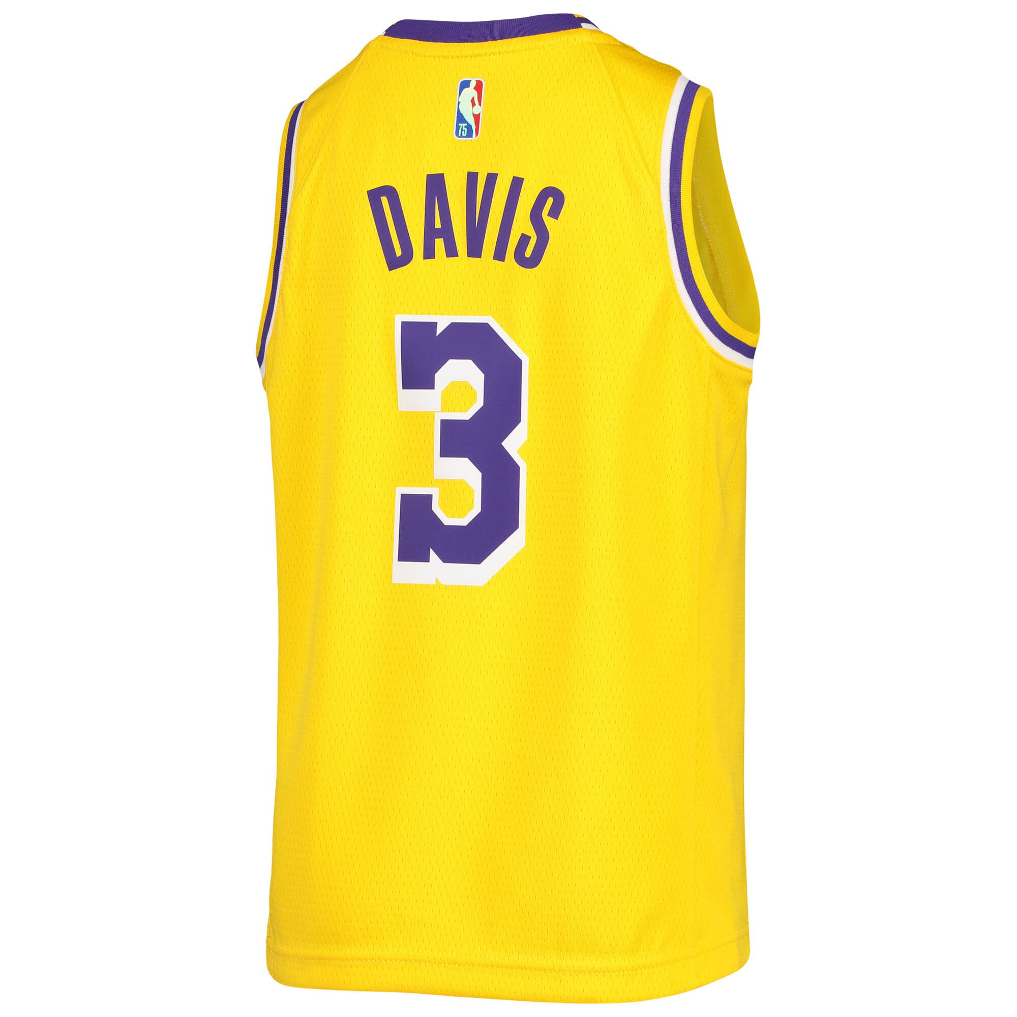 Anthony Davis Los Angeles Lakers Youth 2021/22 Diamond Swingman Jersey - Icon Edition - Gold