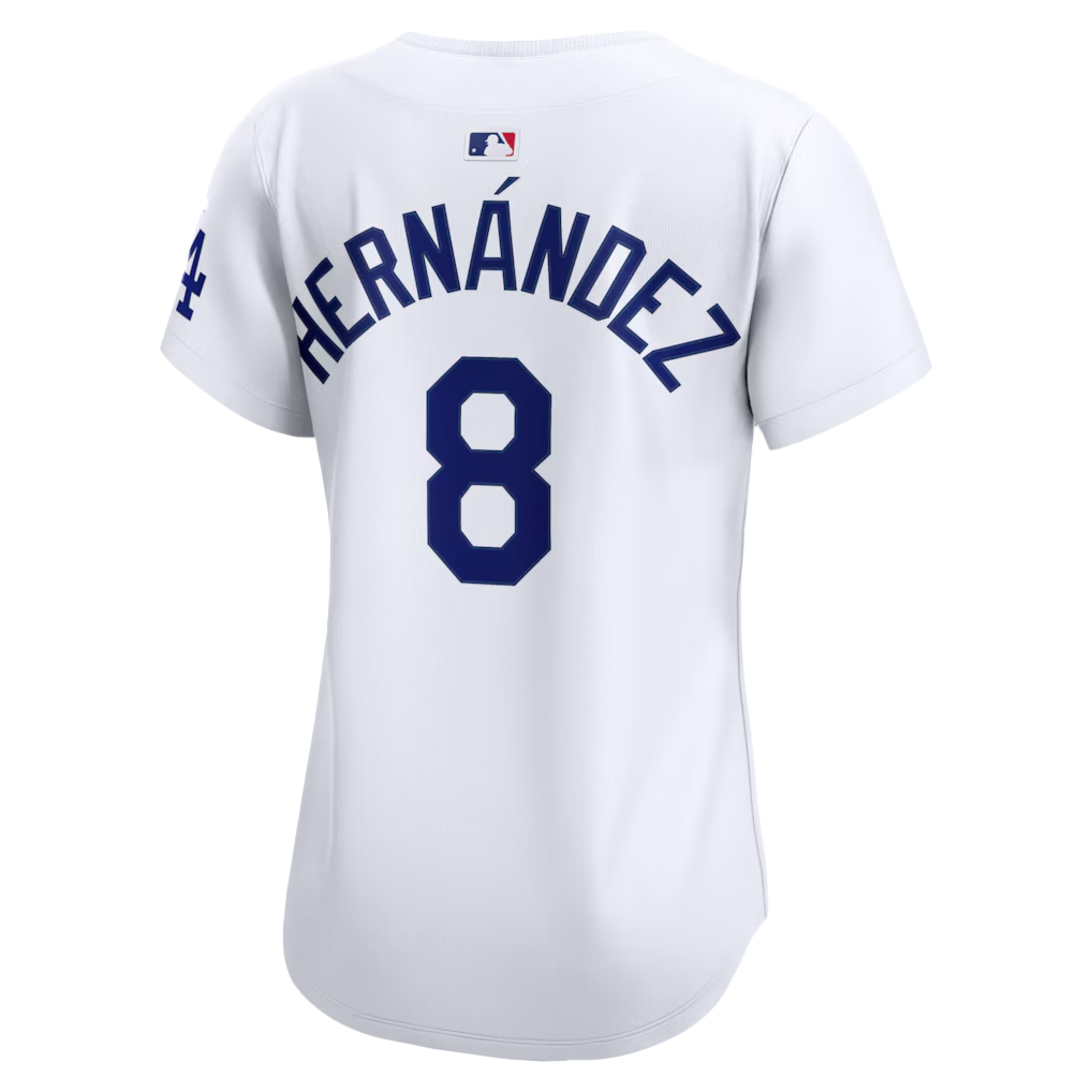 Enrique Hernández #8 Los Angeles Dodgers Women's 2025 World Series Home Limited Jersey - White
