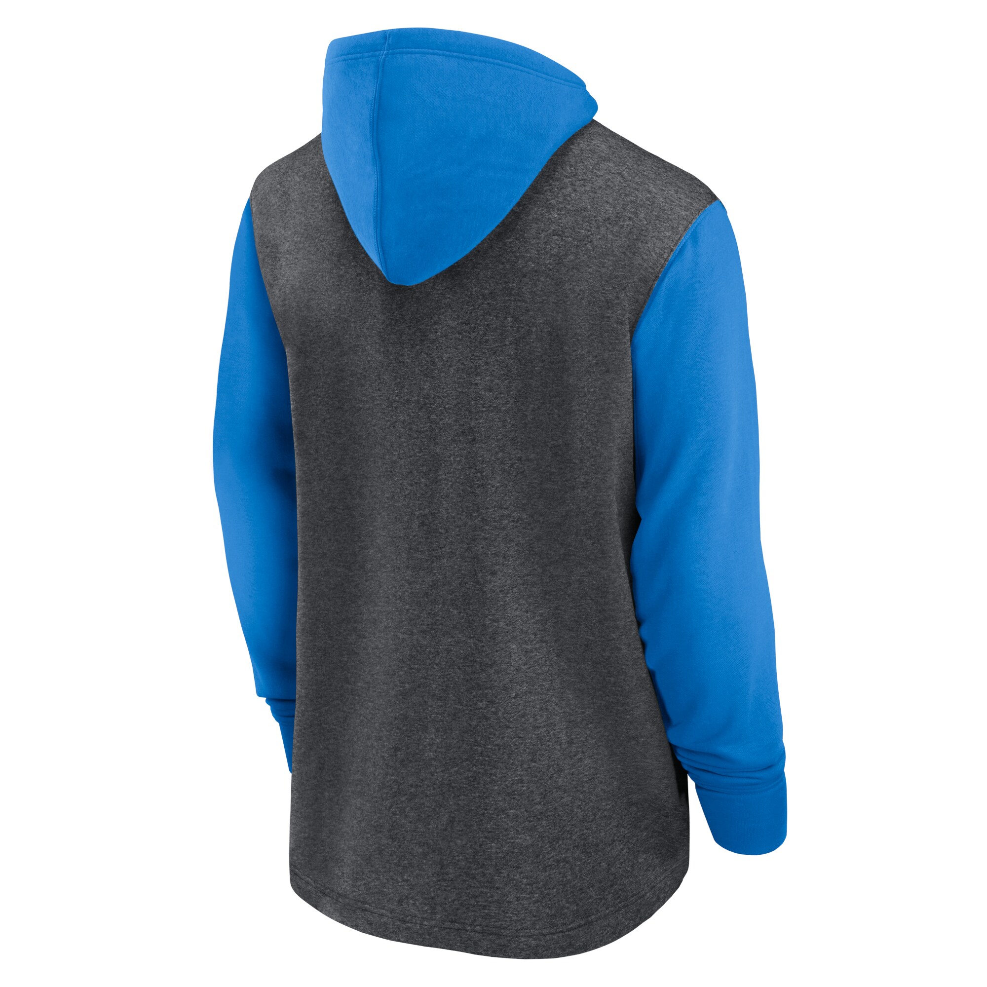 Los Angeles Chargers Surrey Legacy Pullover Hoodie - Heathered Charcoal/Powder Blue