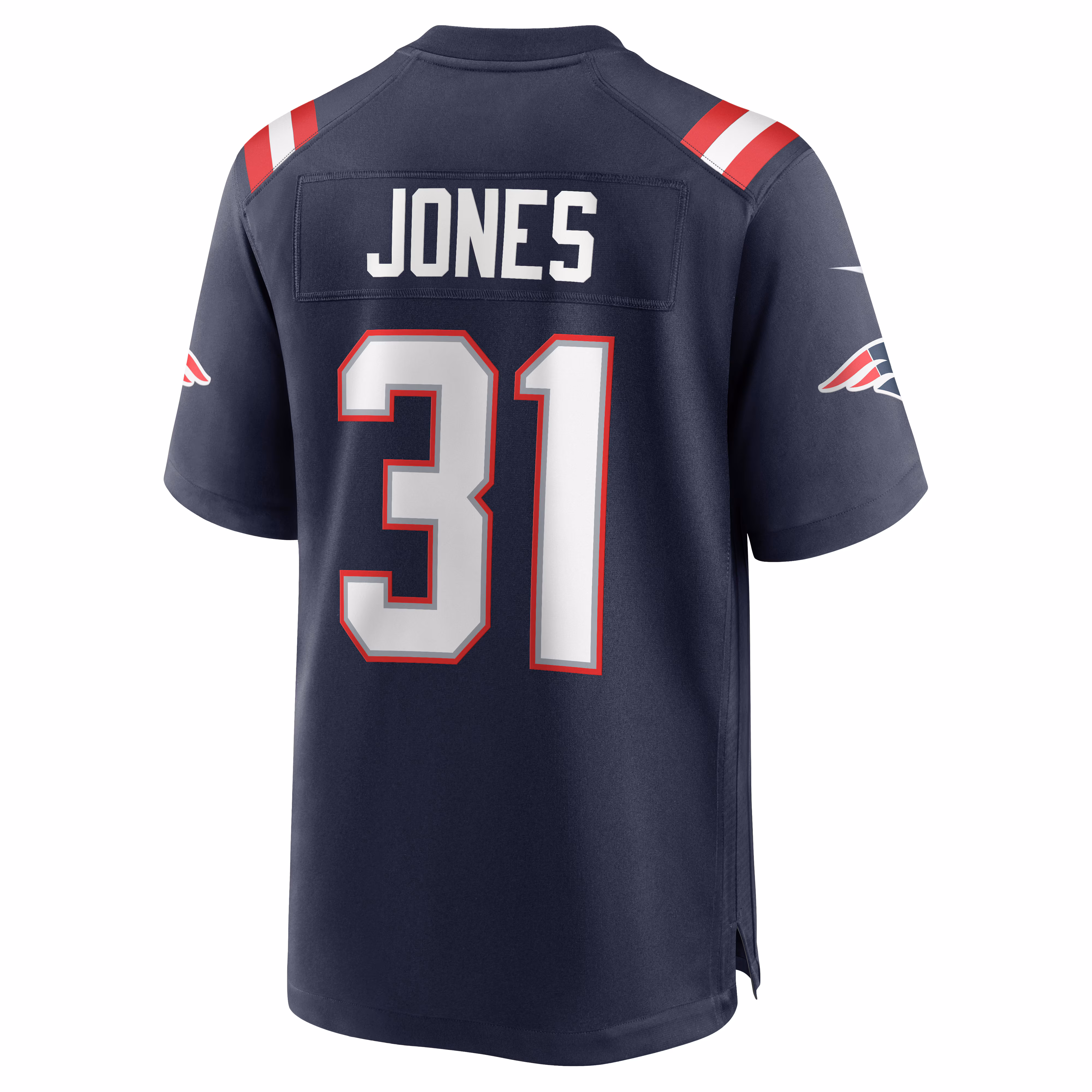 Jonathan Jones New England Patriots Game Jersey - Navy