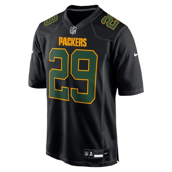 Green Bay Packers #29 Xavier McKinney Black Fashion Game Jersey