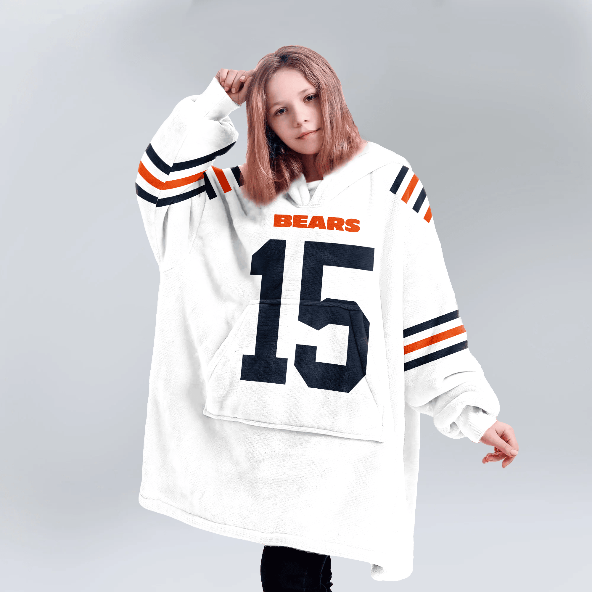 R.O 15 Chicago Football Unisex Blanket Hoodie