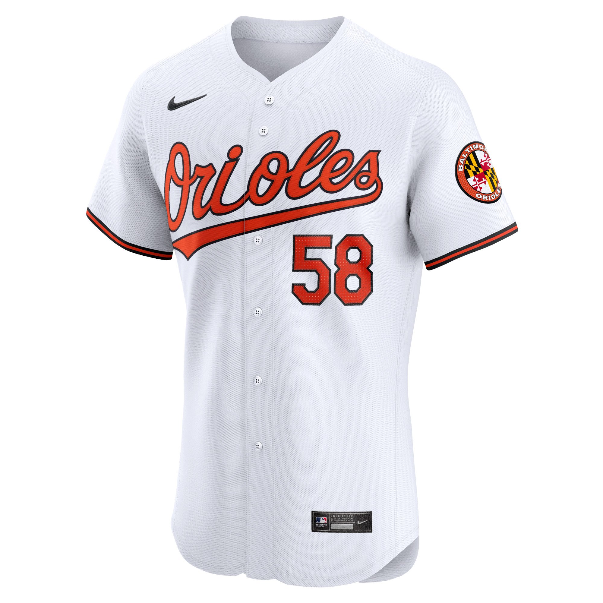 Men's Baltimore Orioles Cionel Perez  White Home Elite Player Jersey
