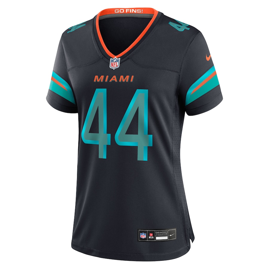 Chop Robinson #14 Miami Dolphins Women's 2025 Rivalries Collection Game Jersey - Pitch Blue