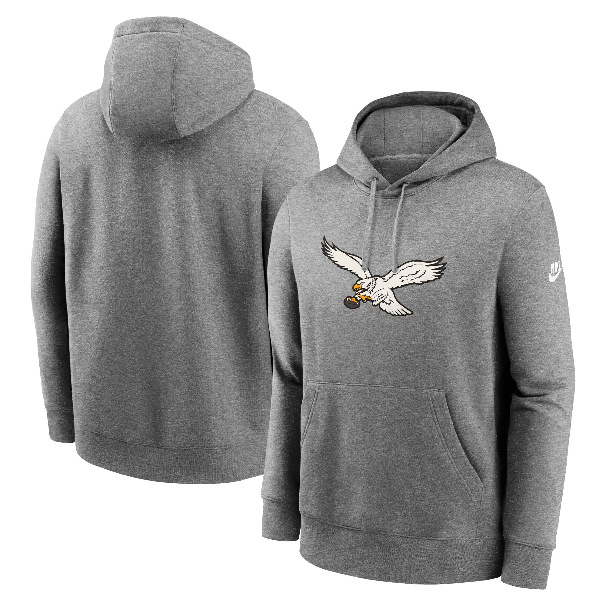 Philadelphia Eagles Rewind Club Logo Pullover Hoodie - Kelly Green