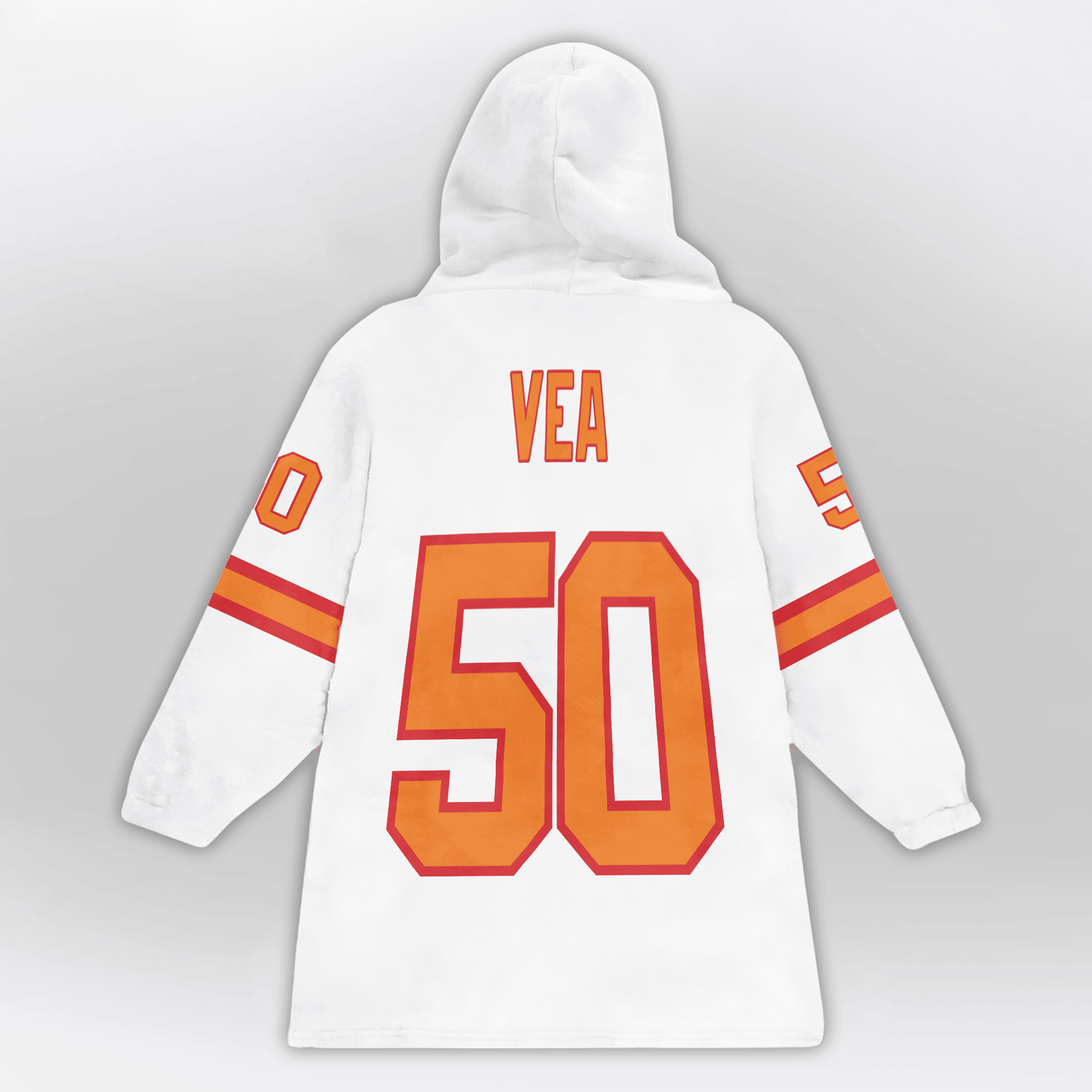 Kid V.V 50 Tampa Bay Football 50th Season Game Unisex Blanket Hoodie