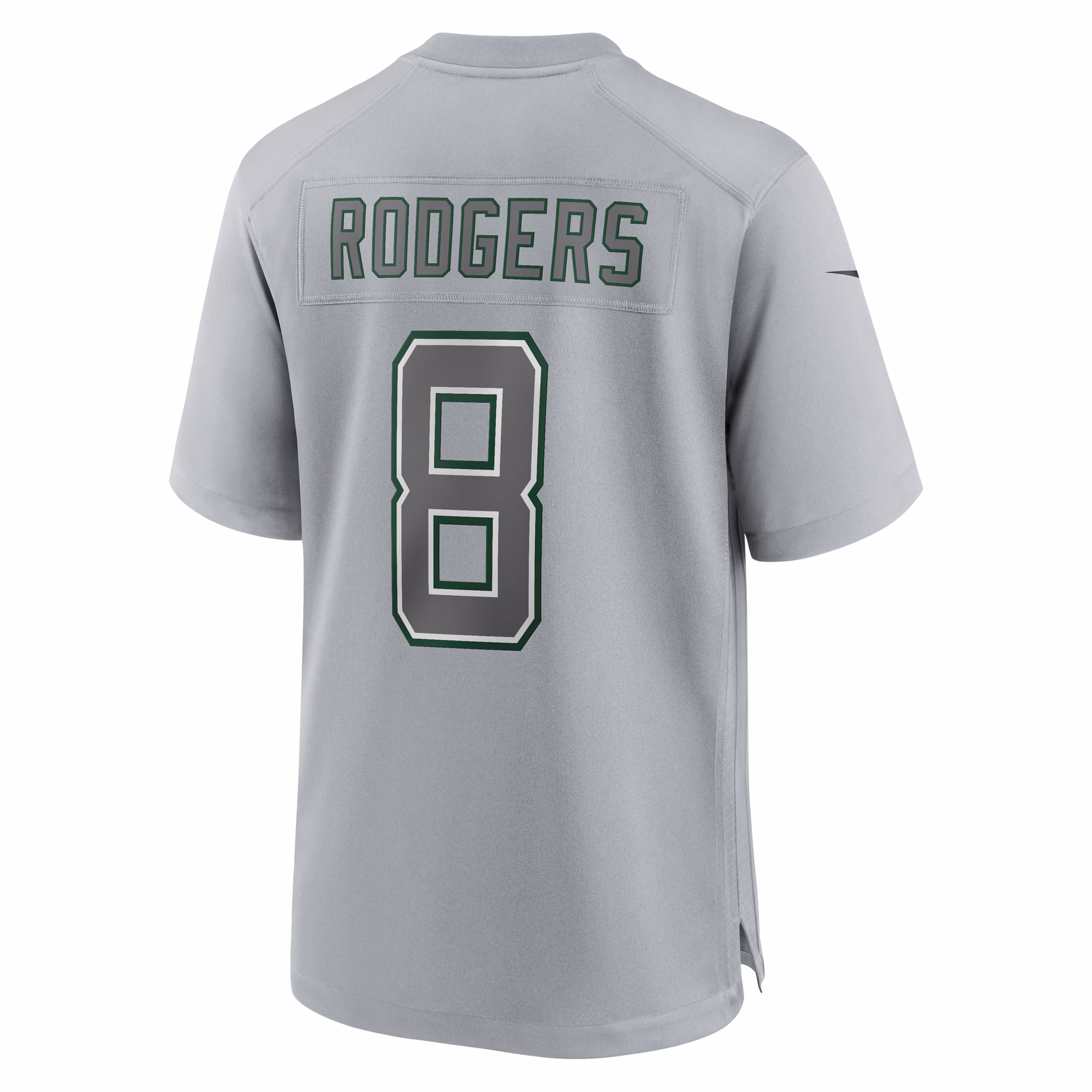 Aaron Rodgers New York Jets Atmosphere Fashion Game Jersey - Heather Gray