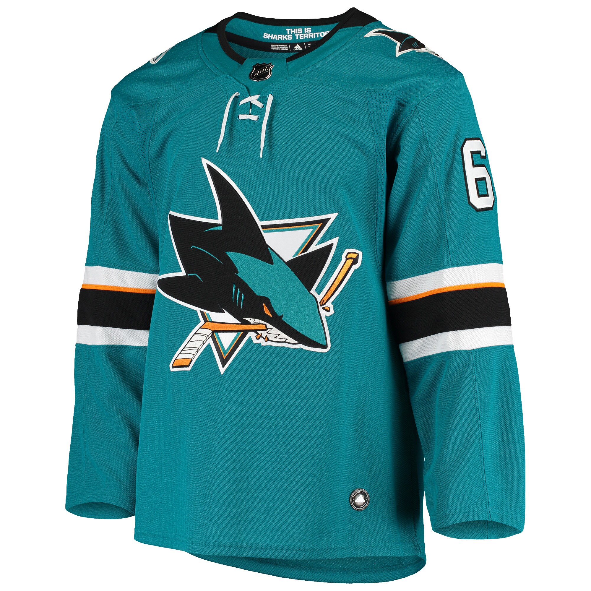 Erik Karlsson San Jose Sharks  Home Authentic Player Jersey - Teal