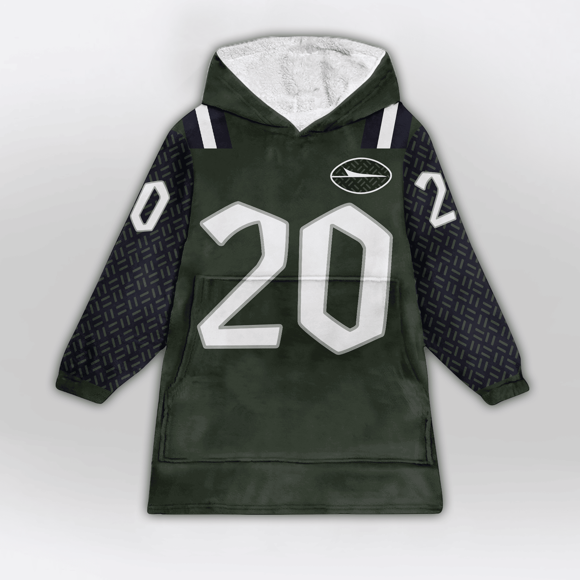 Adult B.H 20 New York J Football Unisex Blanket Hoodie