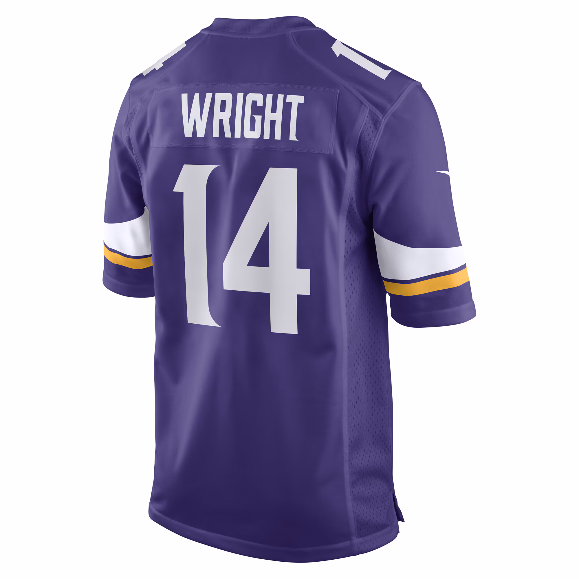 Ryan Wright Minnesota Vikings Game Player Jersey - Purple