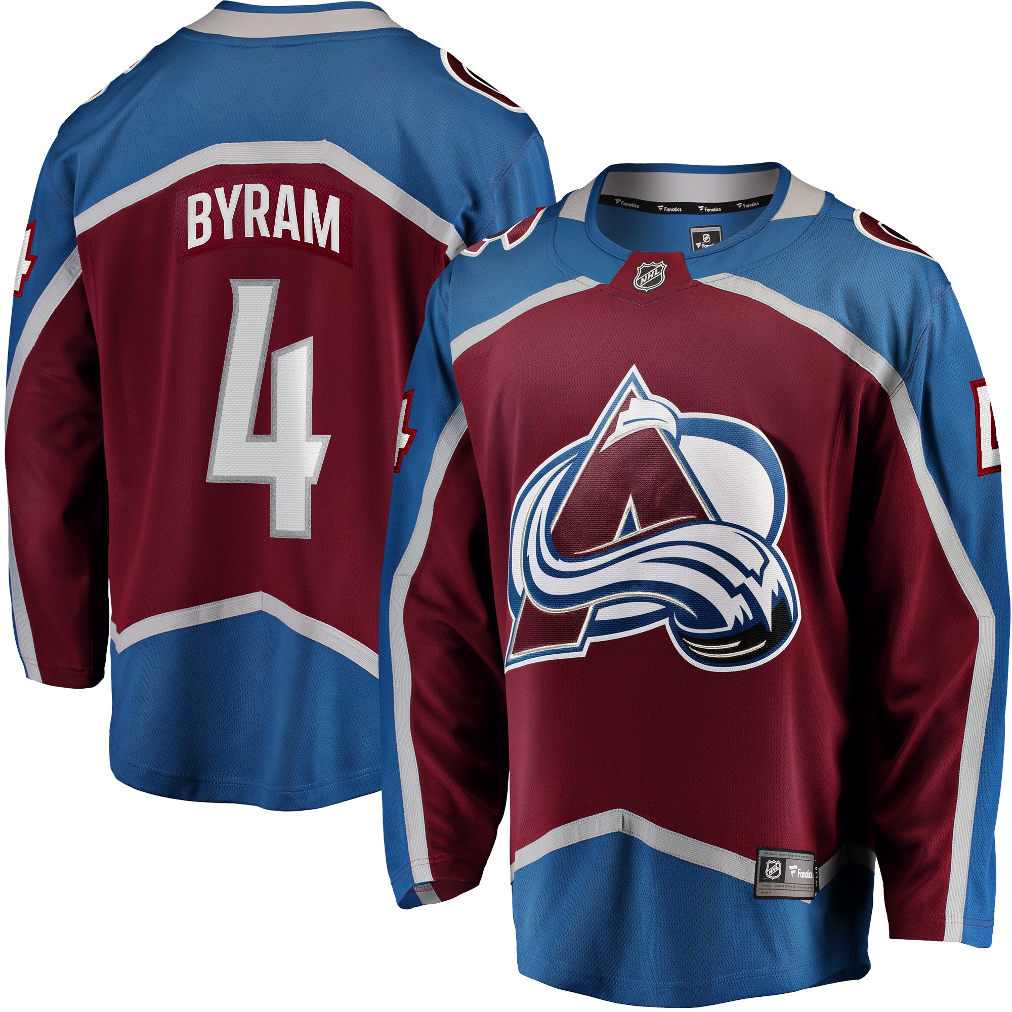 Bowen Byram Colorado Avalanche Home Breakaway Player Jersey - Maroon
