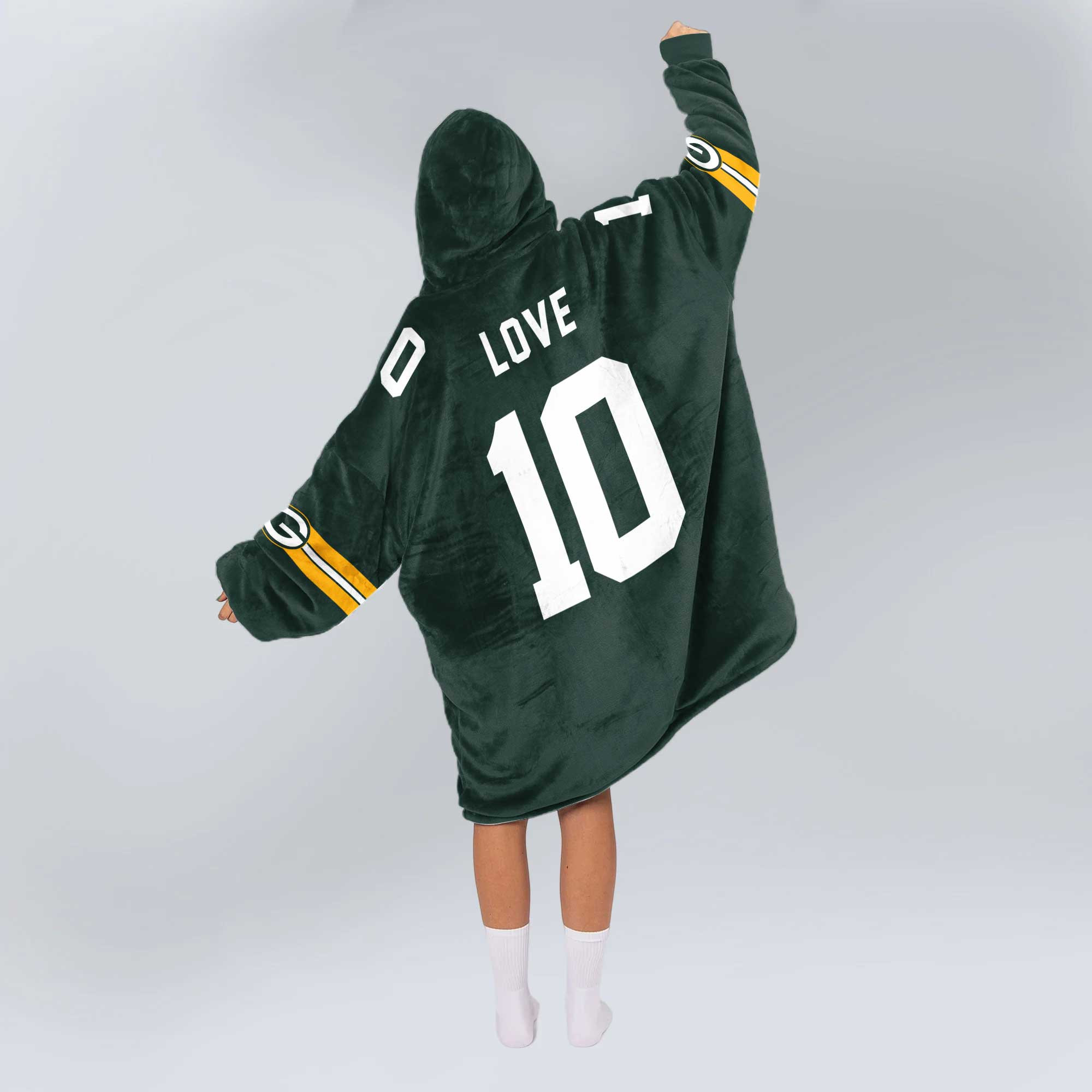 Go Pack Go! Green Bay Football Unisex Blanket Hoodie
