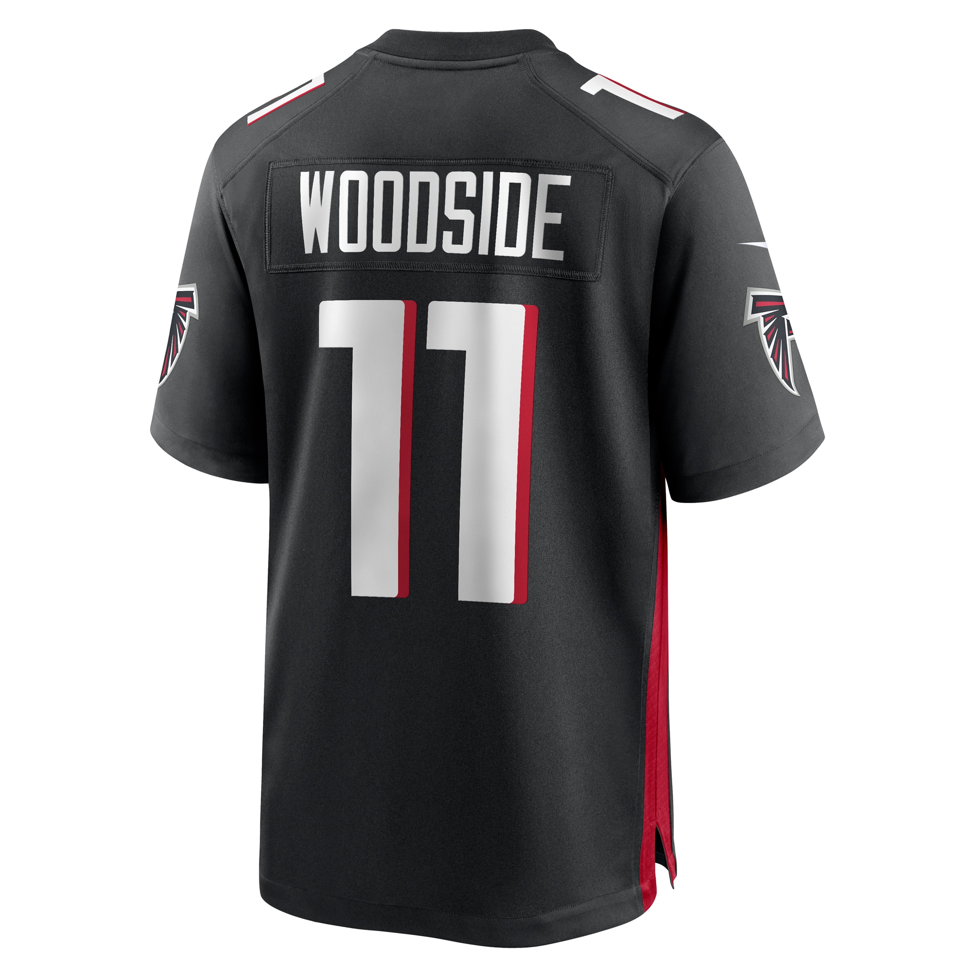 Logan Woodside Atlanta Falcons Team Game Jersey -  Black