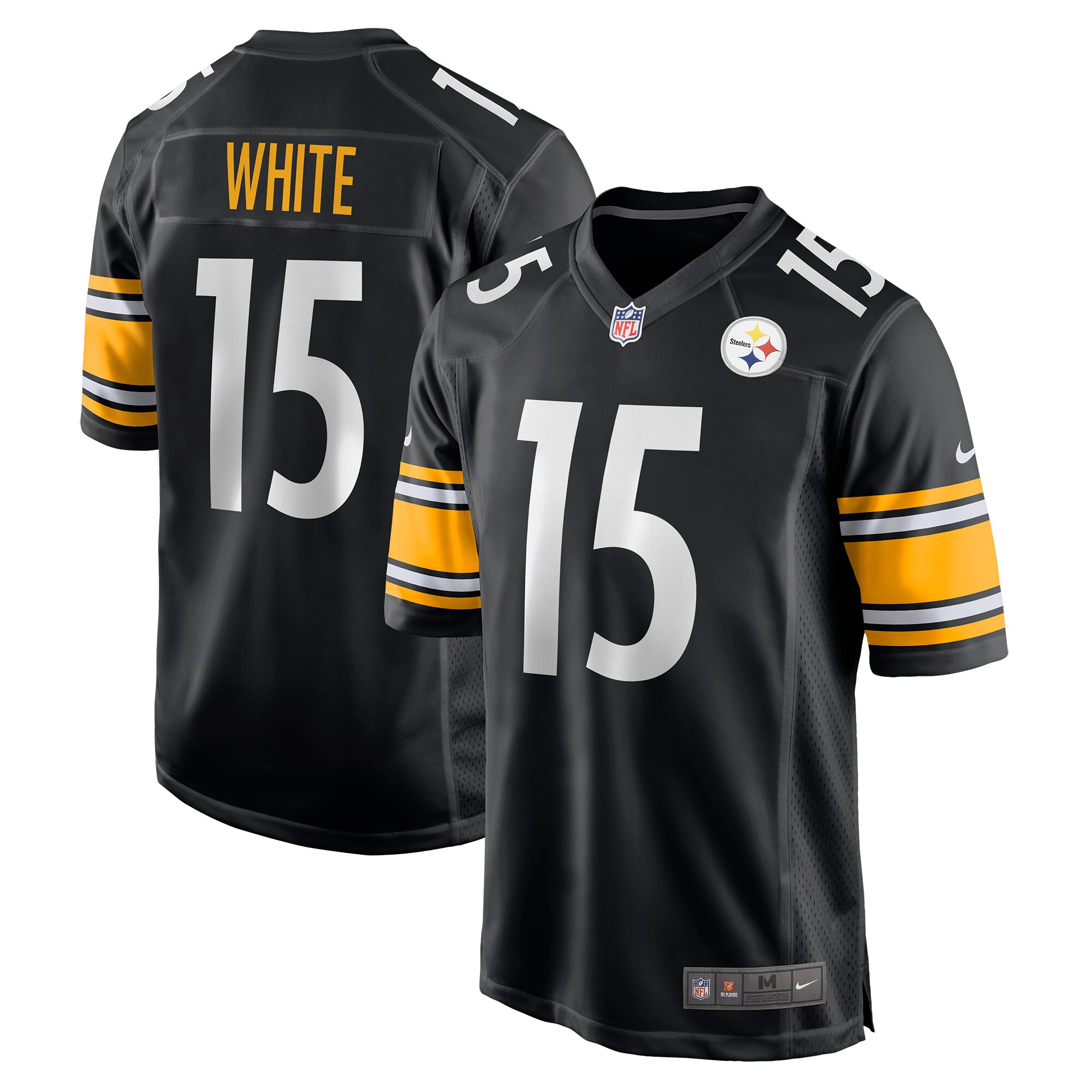 Cody White Pittsburgh Steelers  Game Jersey - Black